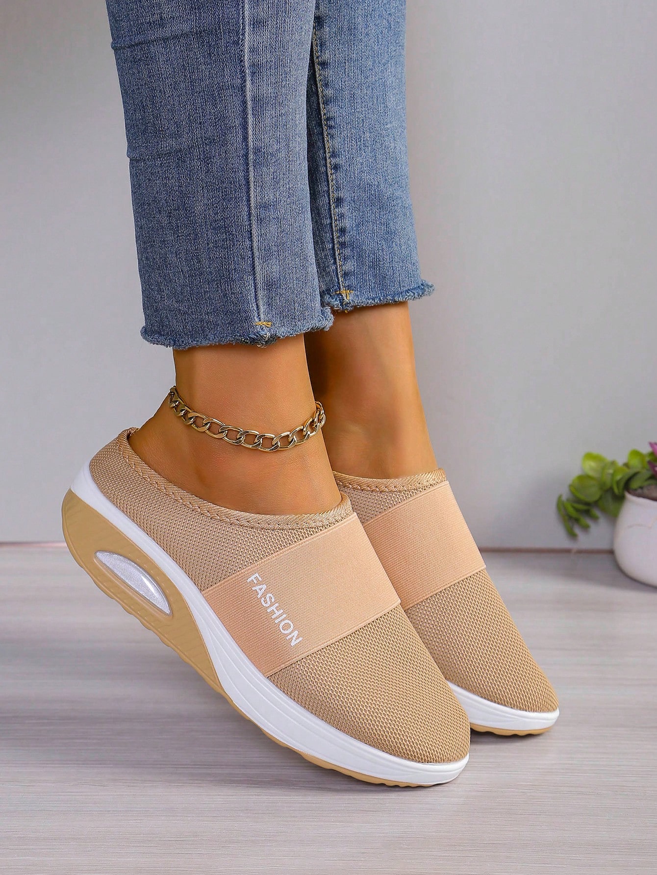 In Khaki Women Wedges & Flatform