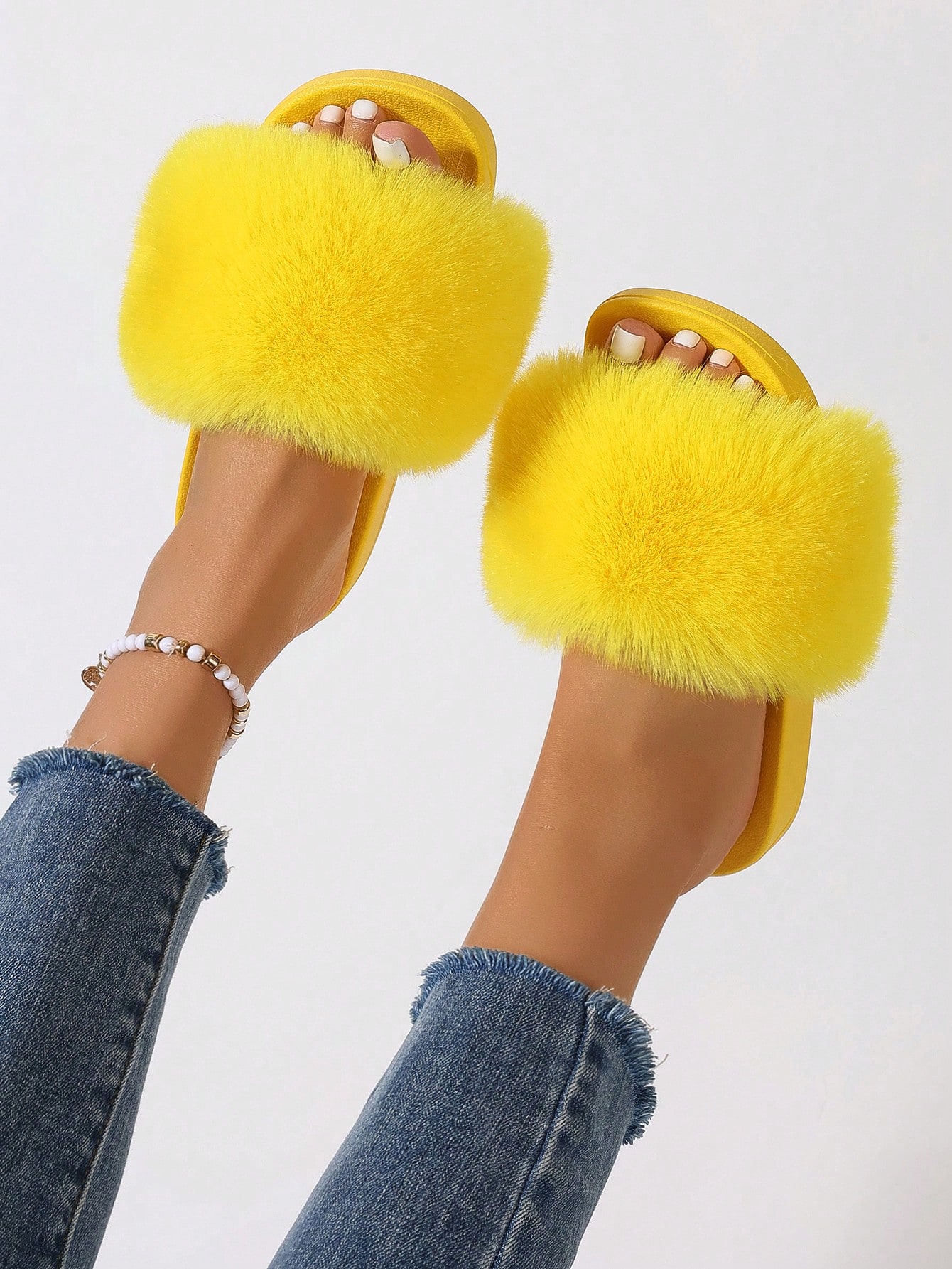 In Yellow Women Home Slippers