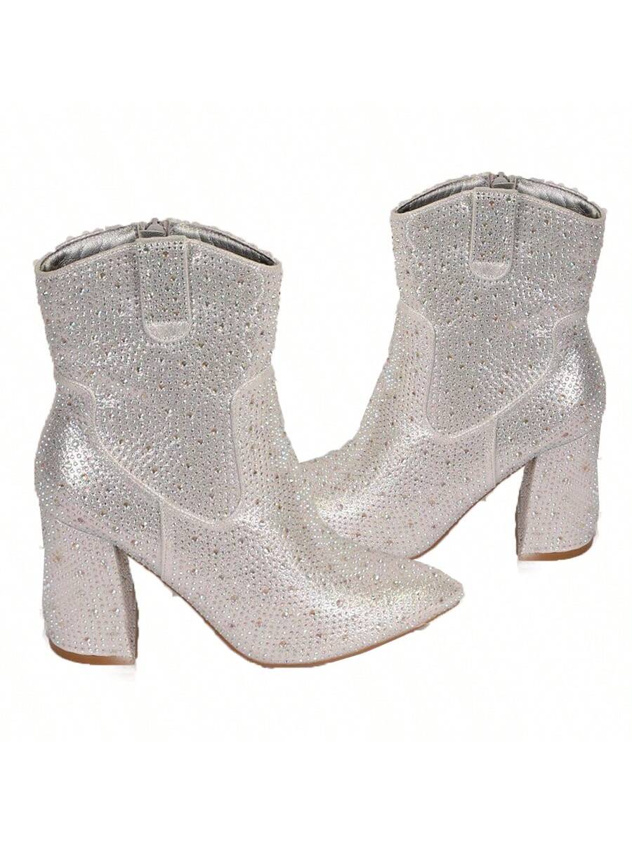 In Silver Women Ankle Boots & Booties