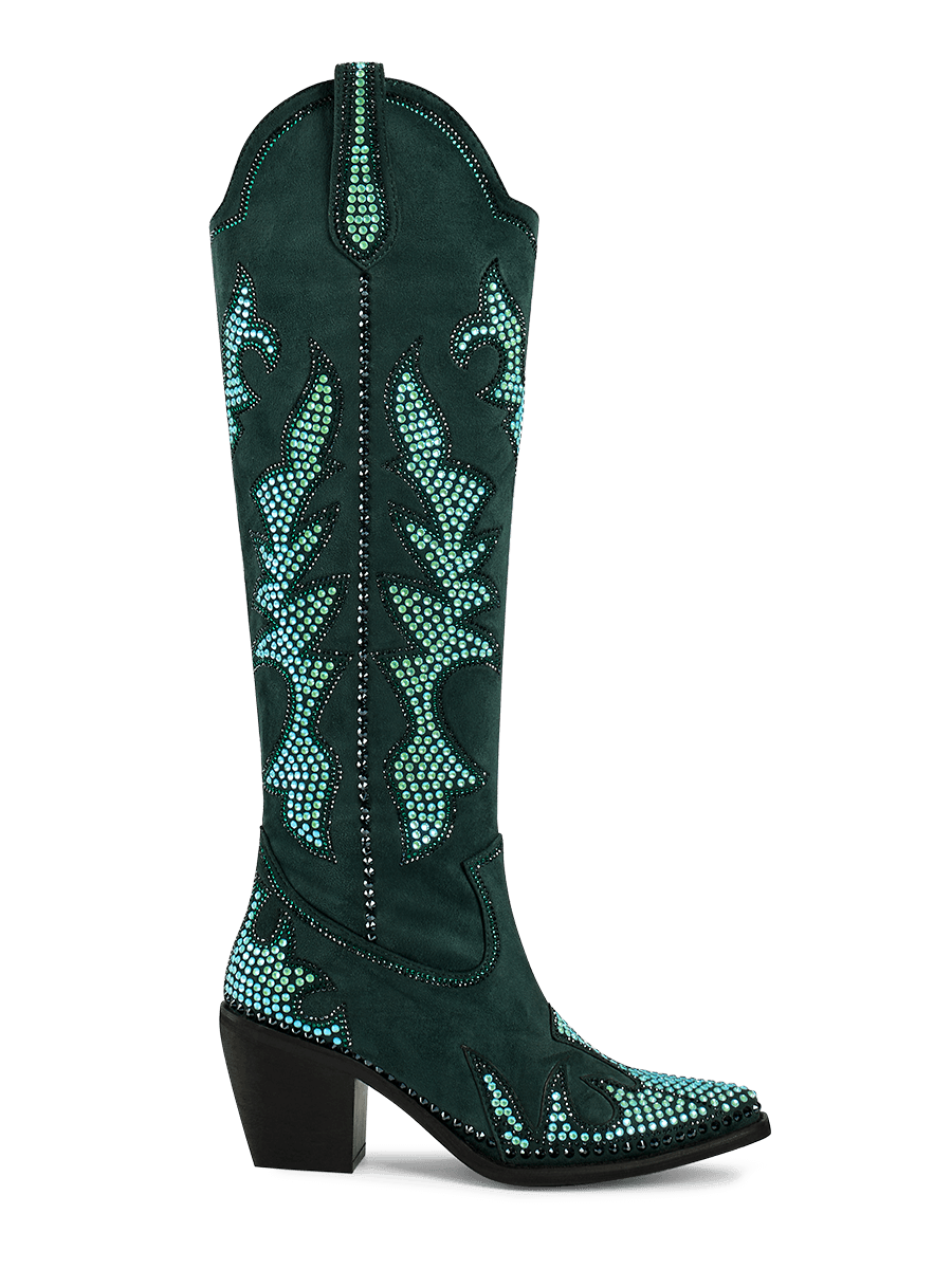 In Green Women Fashion Boots