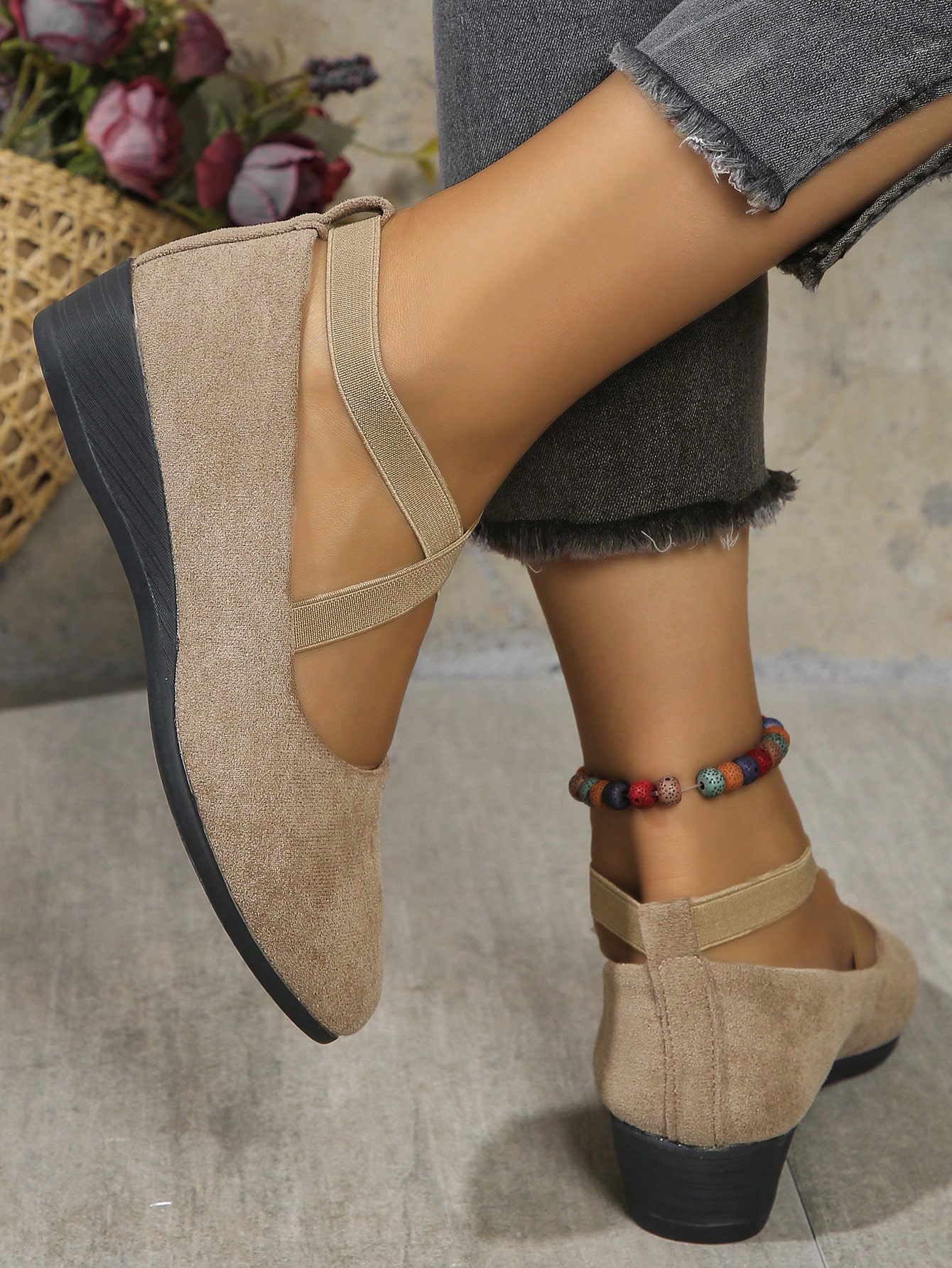 In Apricot Women Wedges & Flatform