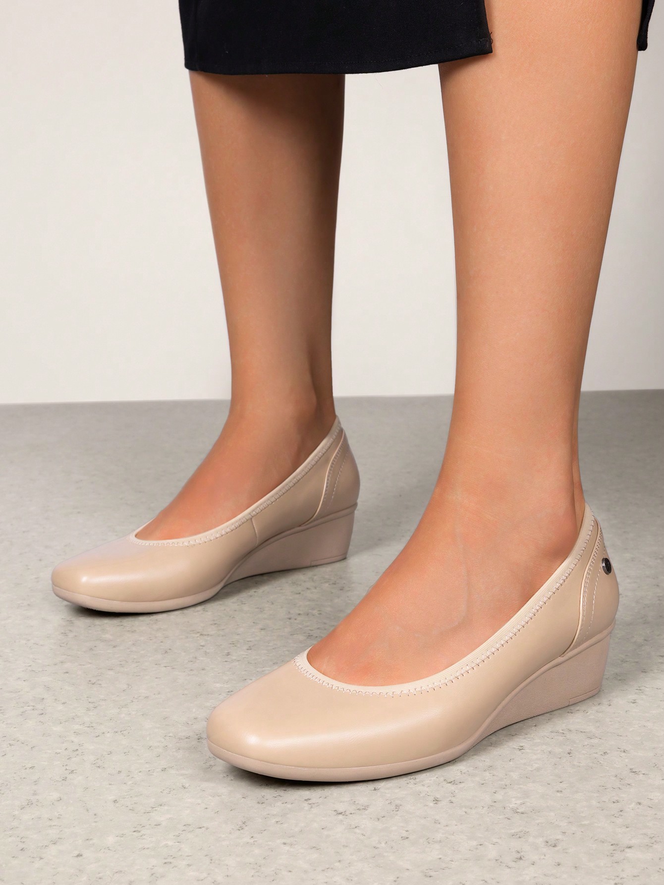 In Apricot Women Wedges & Flatform