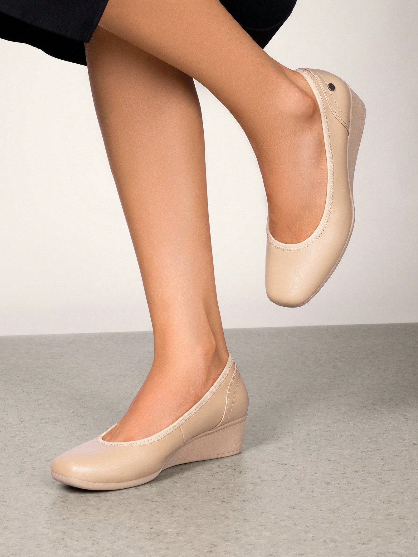 In Apricot Women Wedges & Flatform