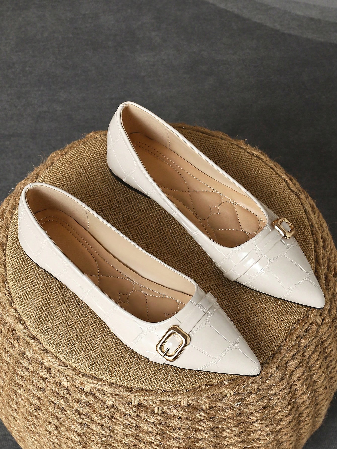 In Apricot Women Flats