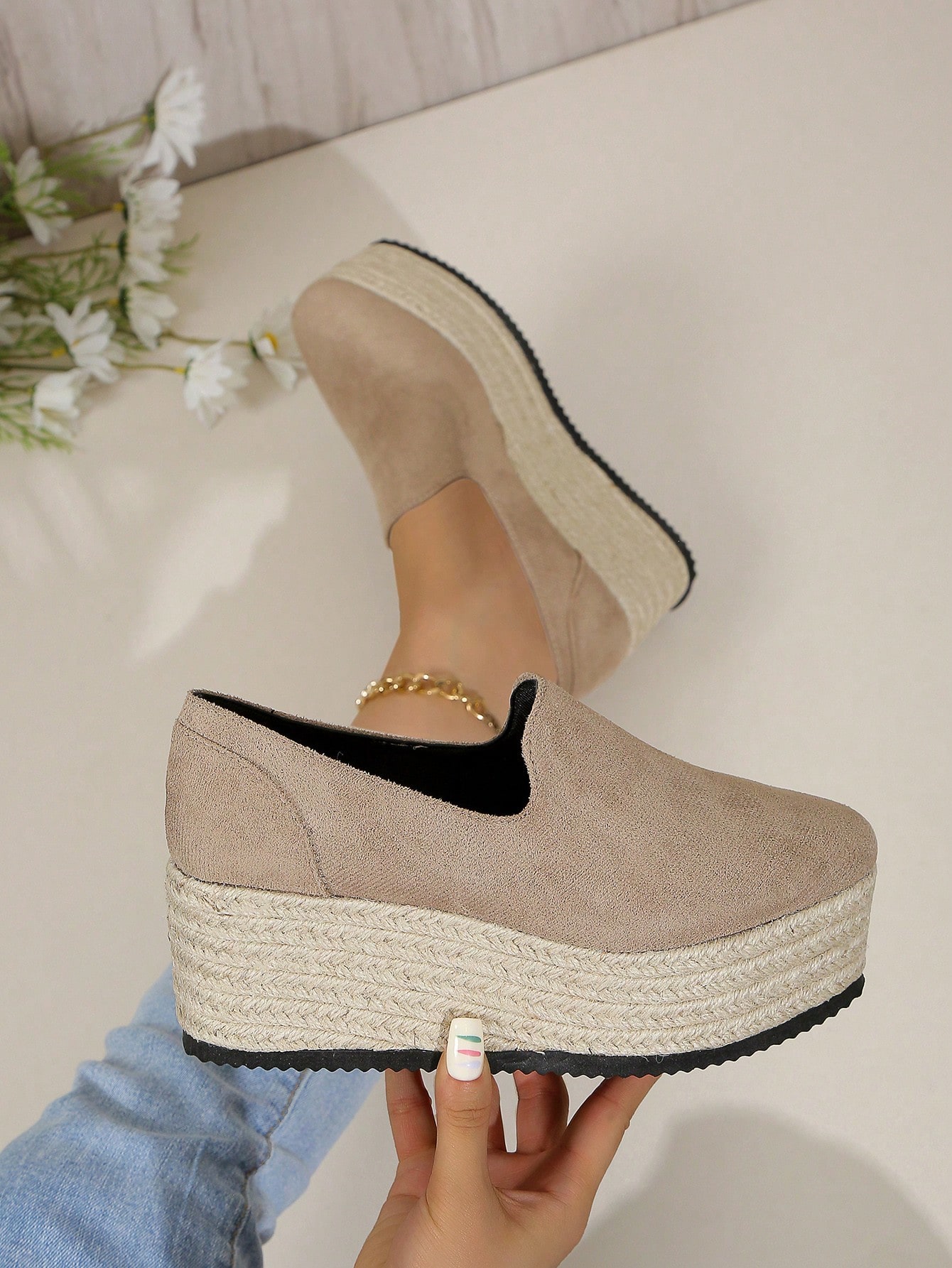 In Khaki Women Wedges & Flatform