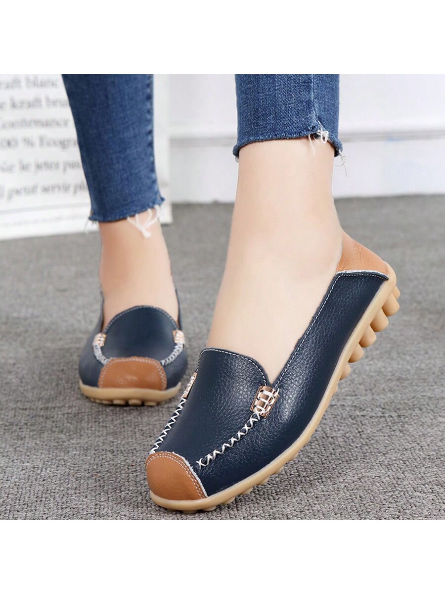 In Blue Women Flats