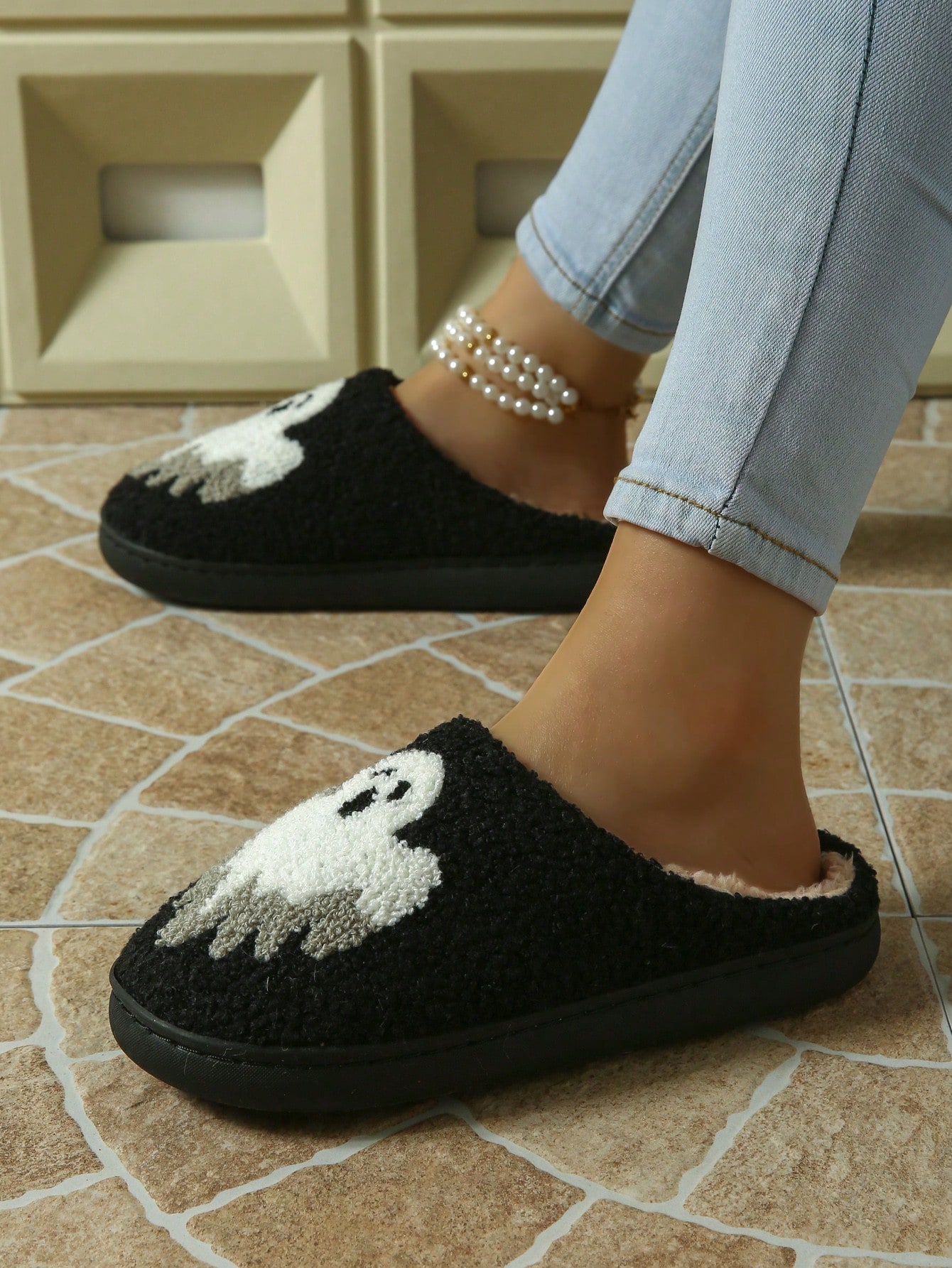 In Black Women Home Slippers