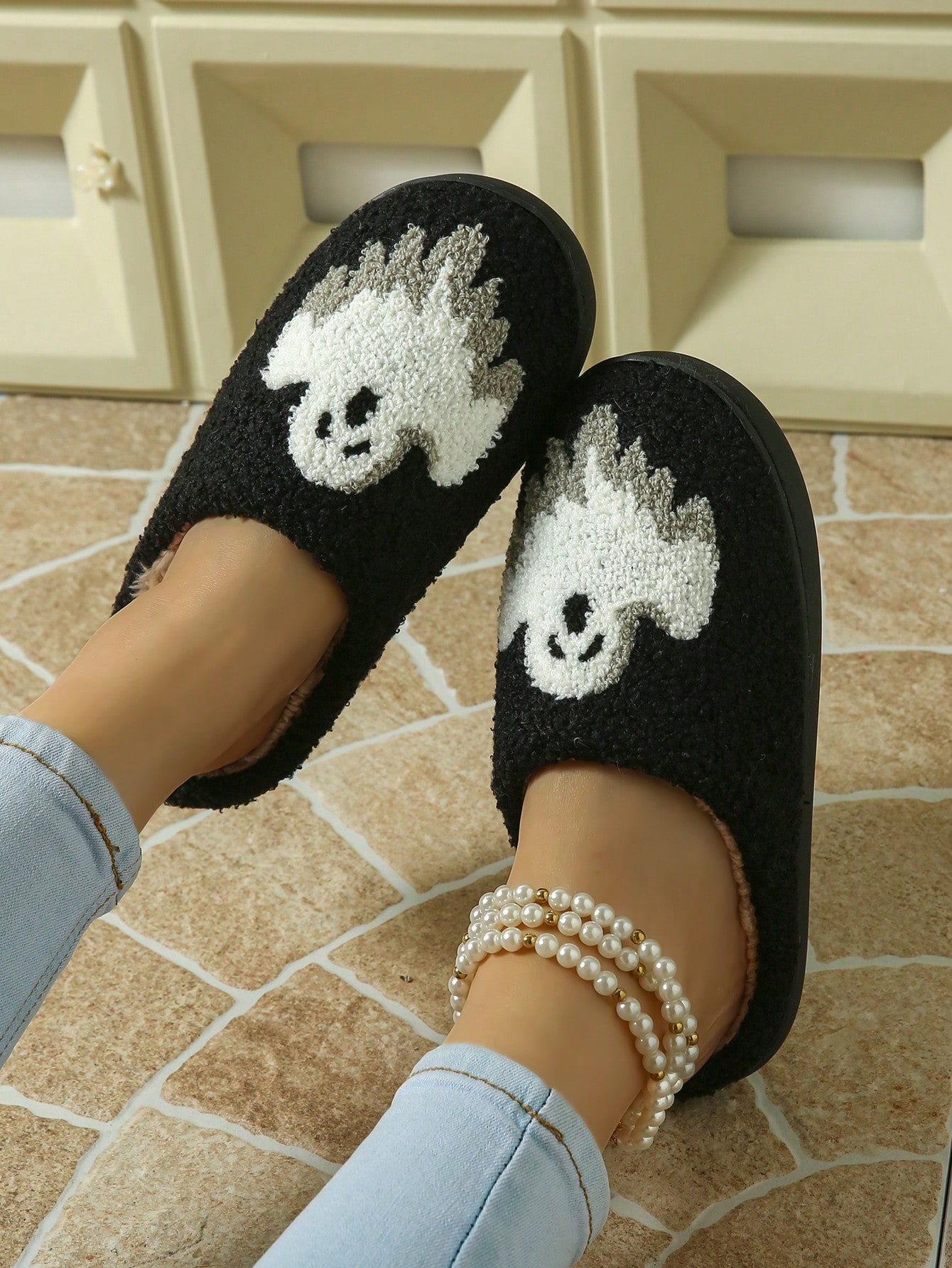 In Black Women Home Slippers