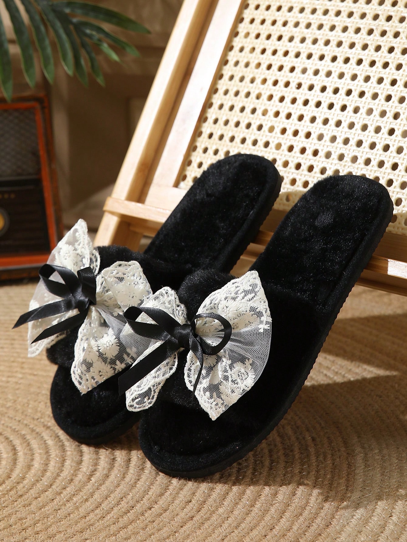 In Black Women Home Slippers