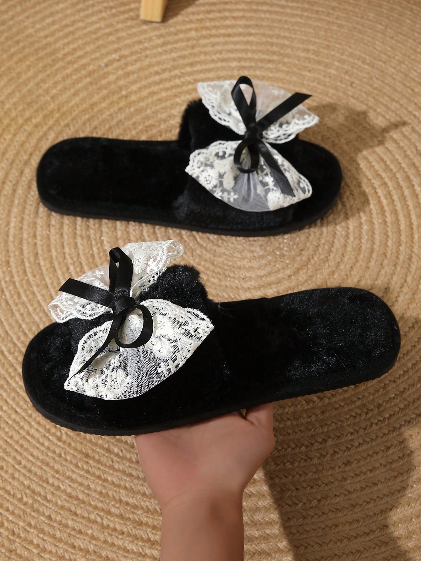 In Black Women Home Slippers