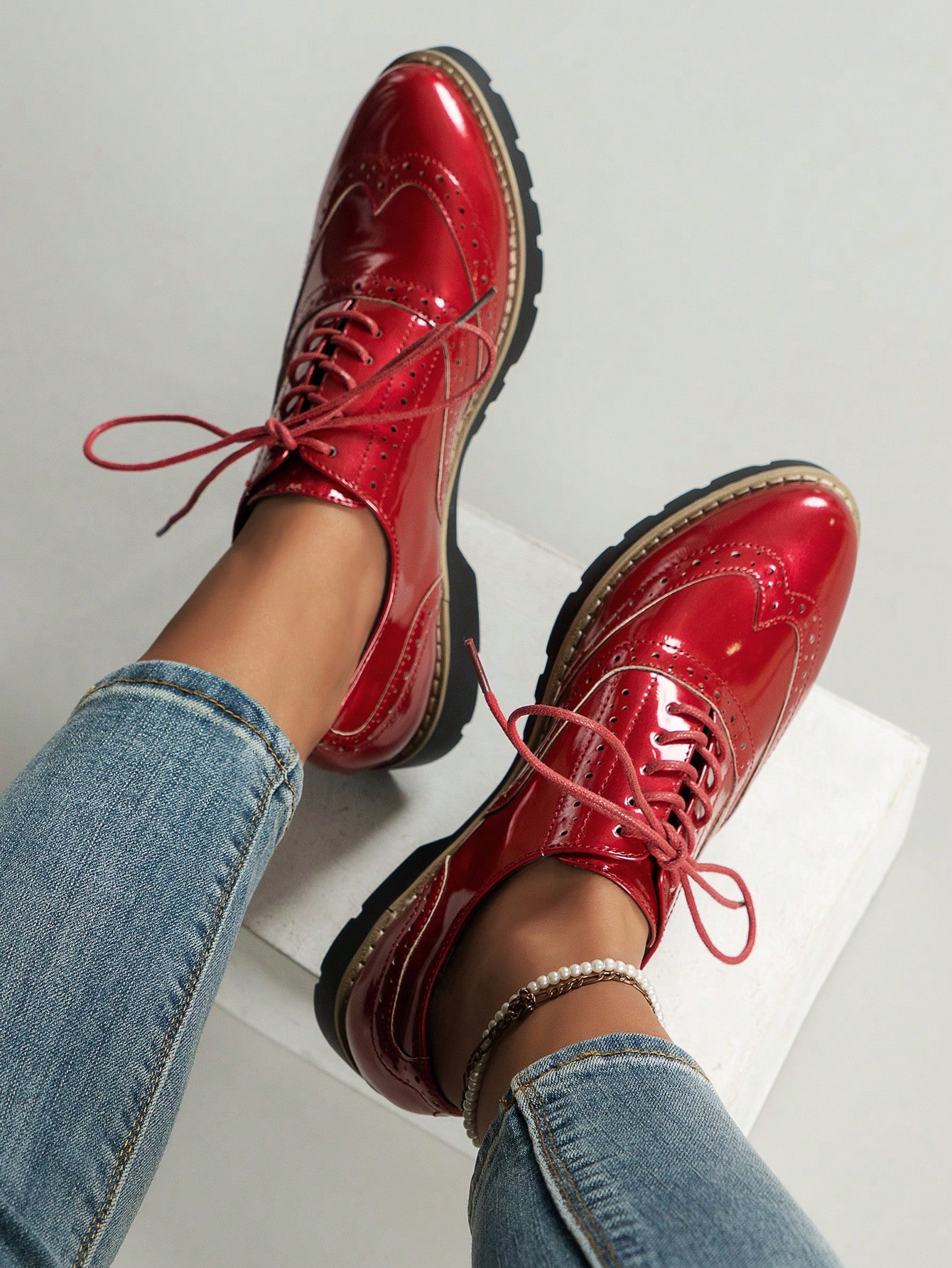 In Red Women Wedges & Flatform