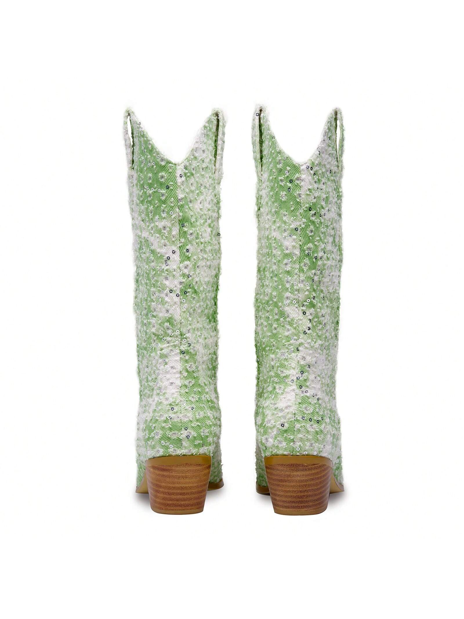 In Green Women Fashion Boots