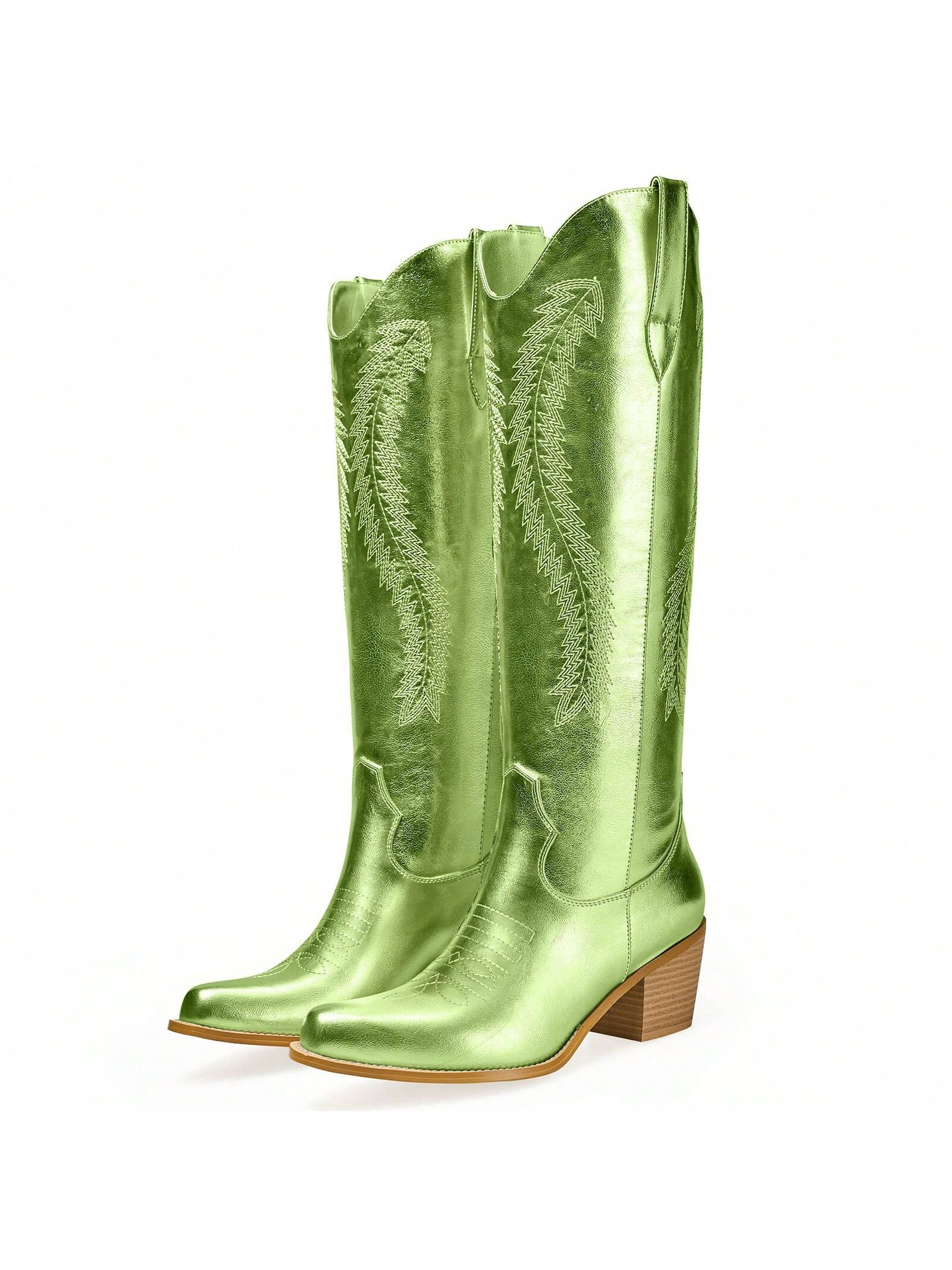 In Green Women Fashion Boots