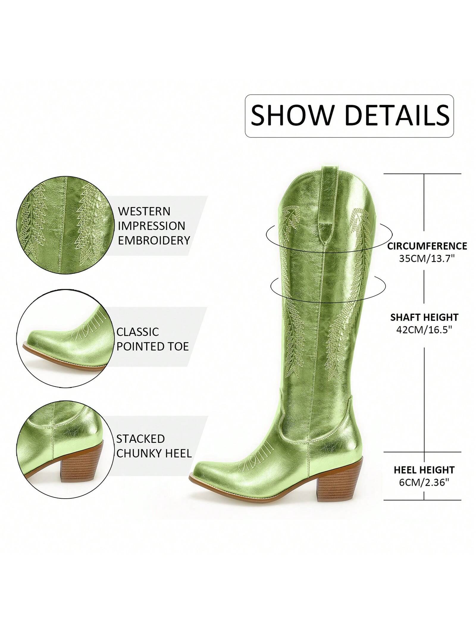 In Green Women Fashion Boots