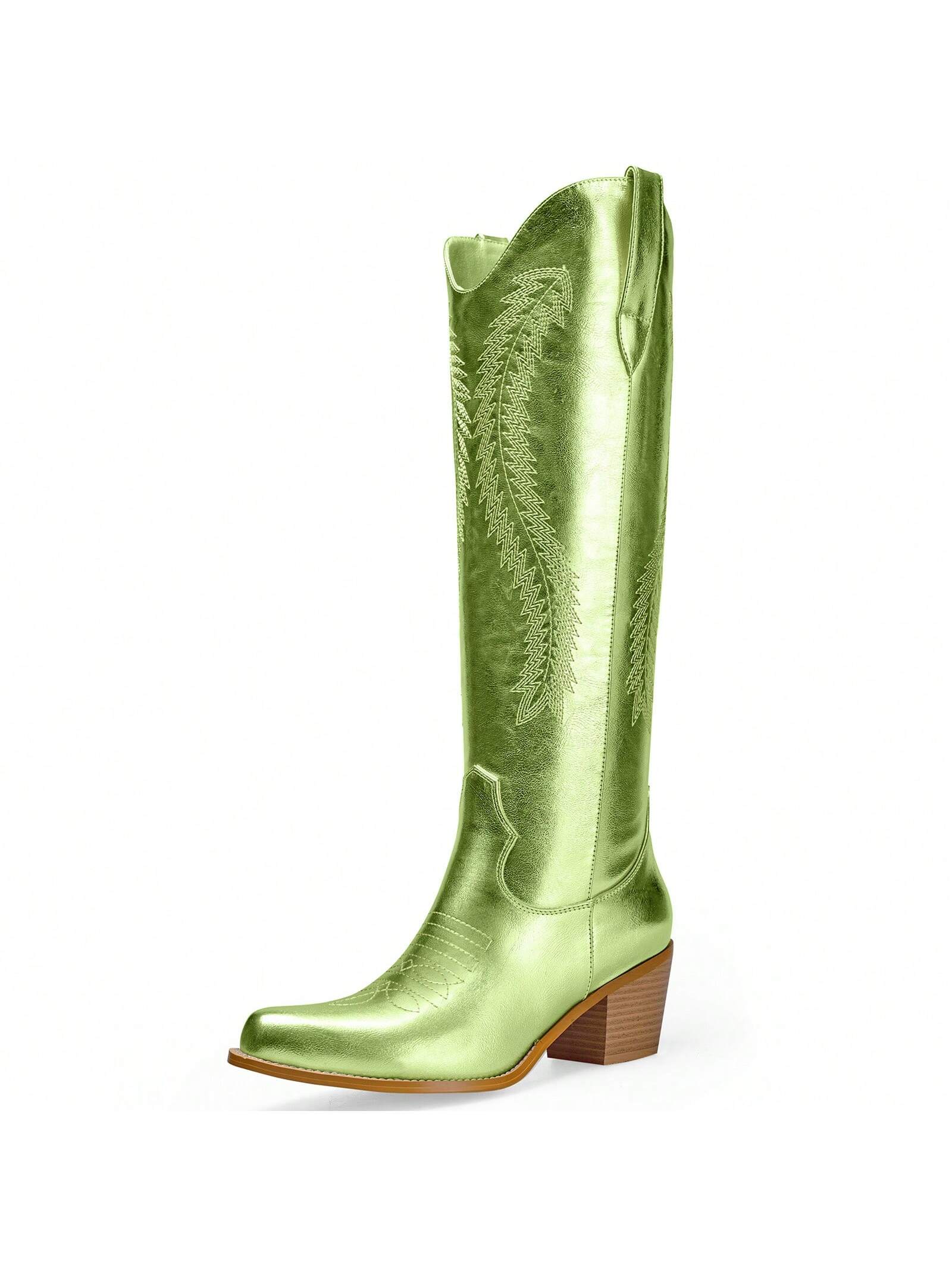 In Green Women Fashion Boots