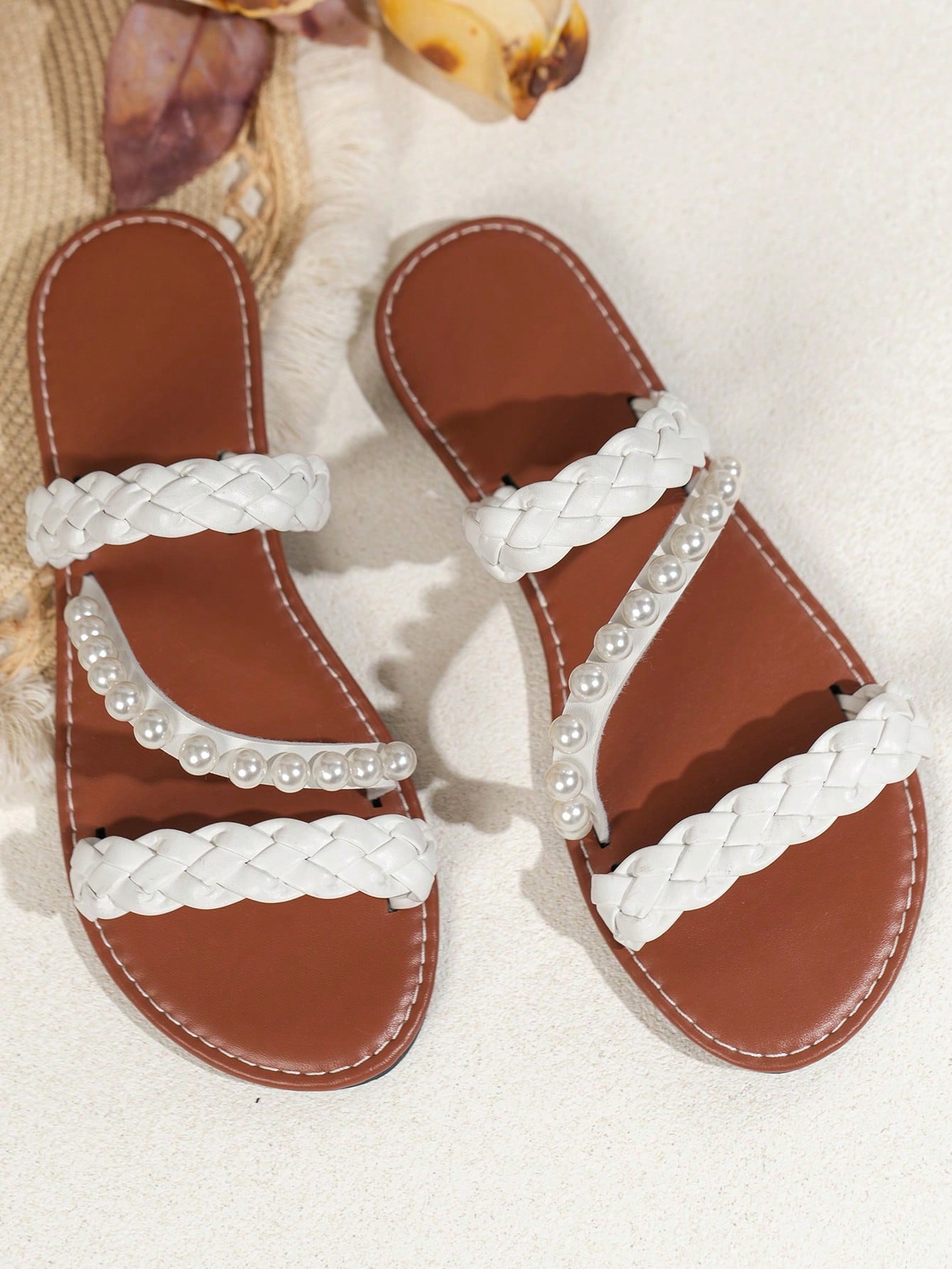 In Black and White Women Sandals