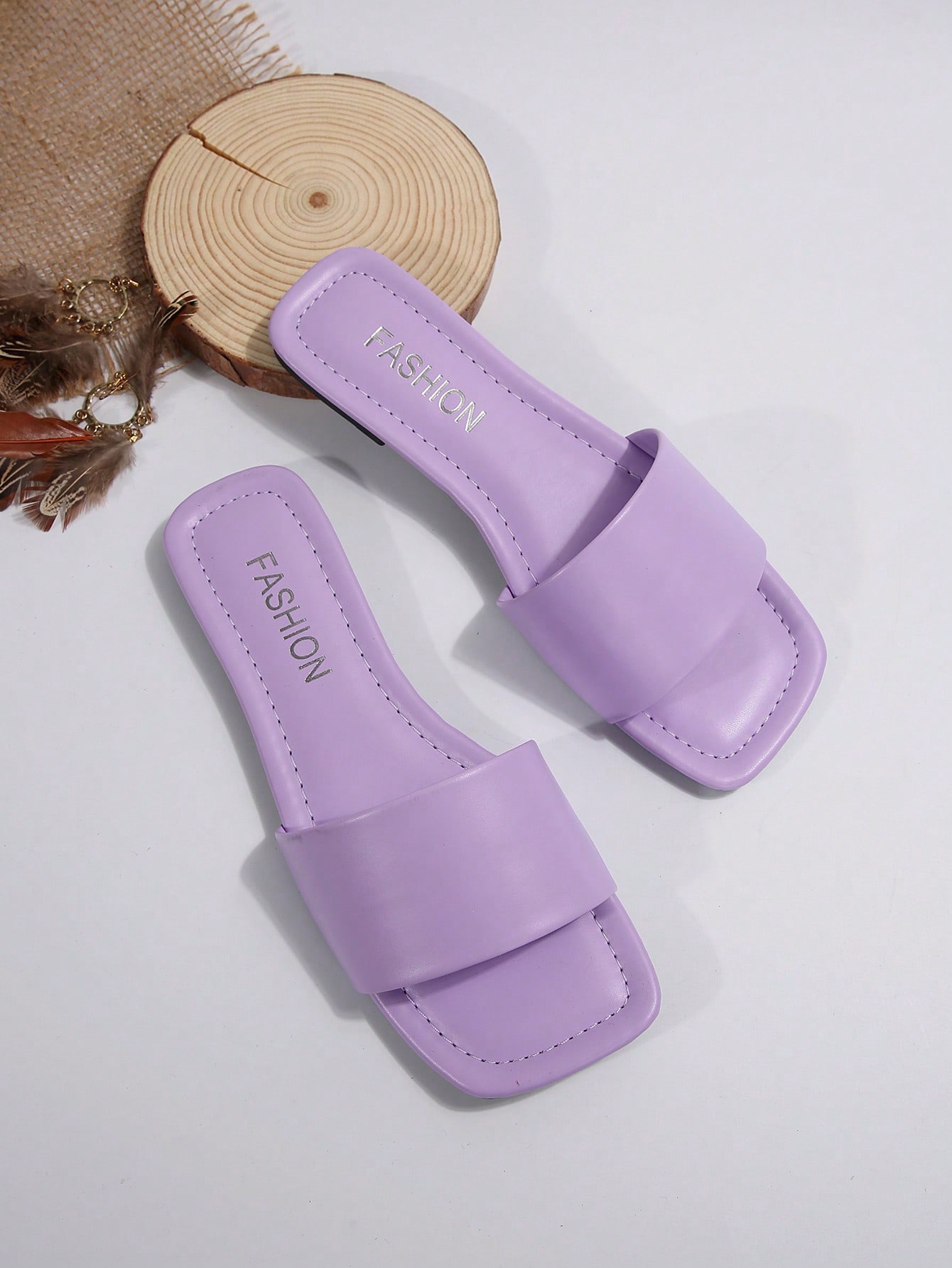 In Mauve Purple Women Shoes