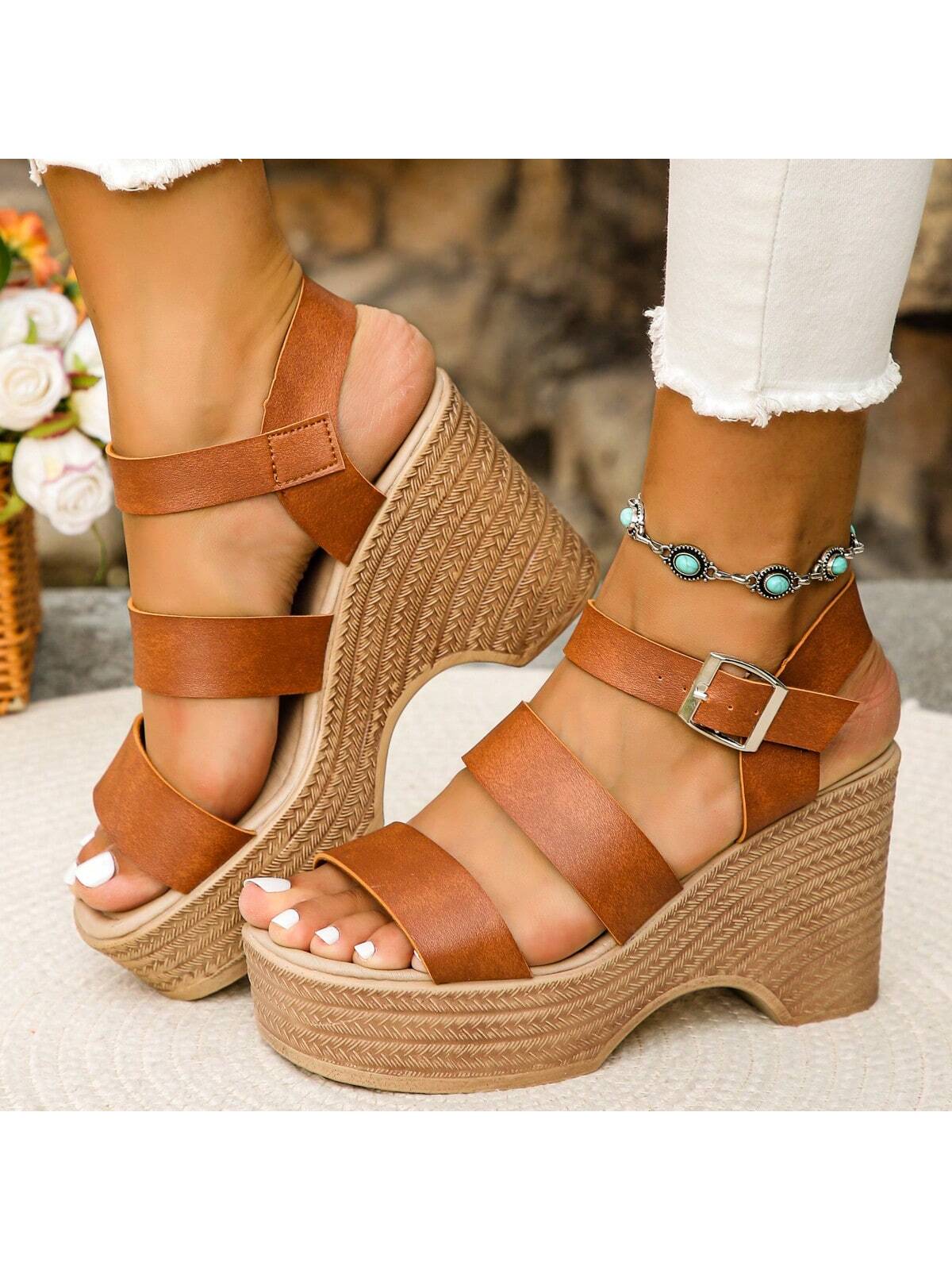 In Khaki Women Wedges & Flatform