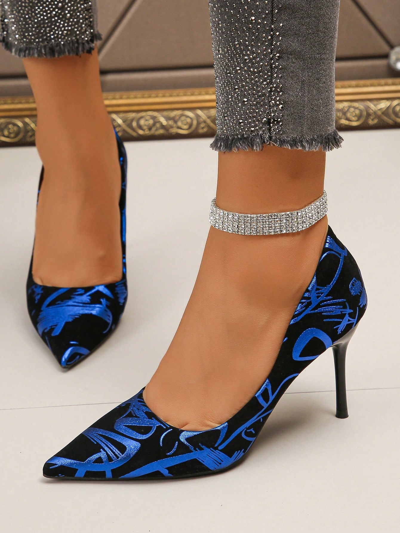 In Blue Women Pumps