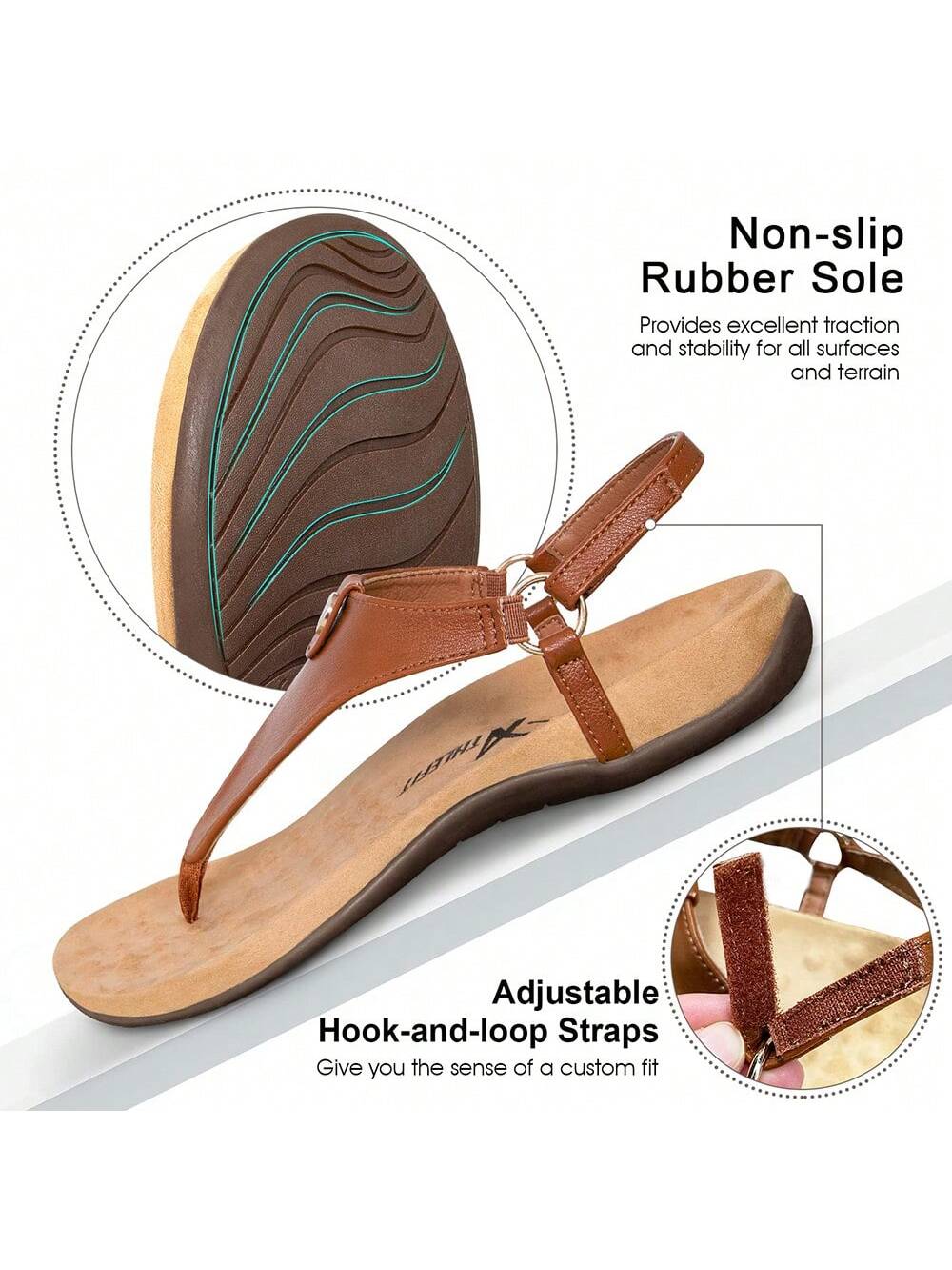 In Brown Women Flip-Flops