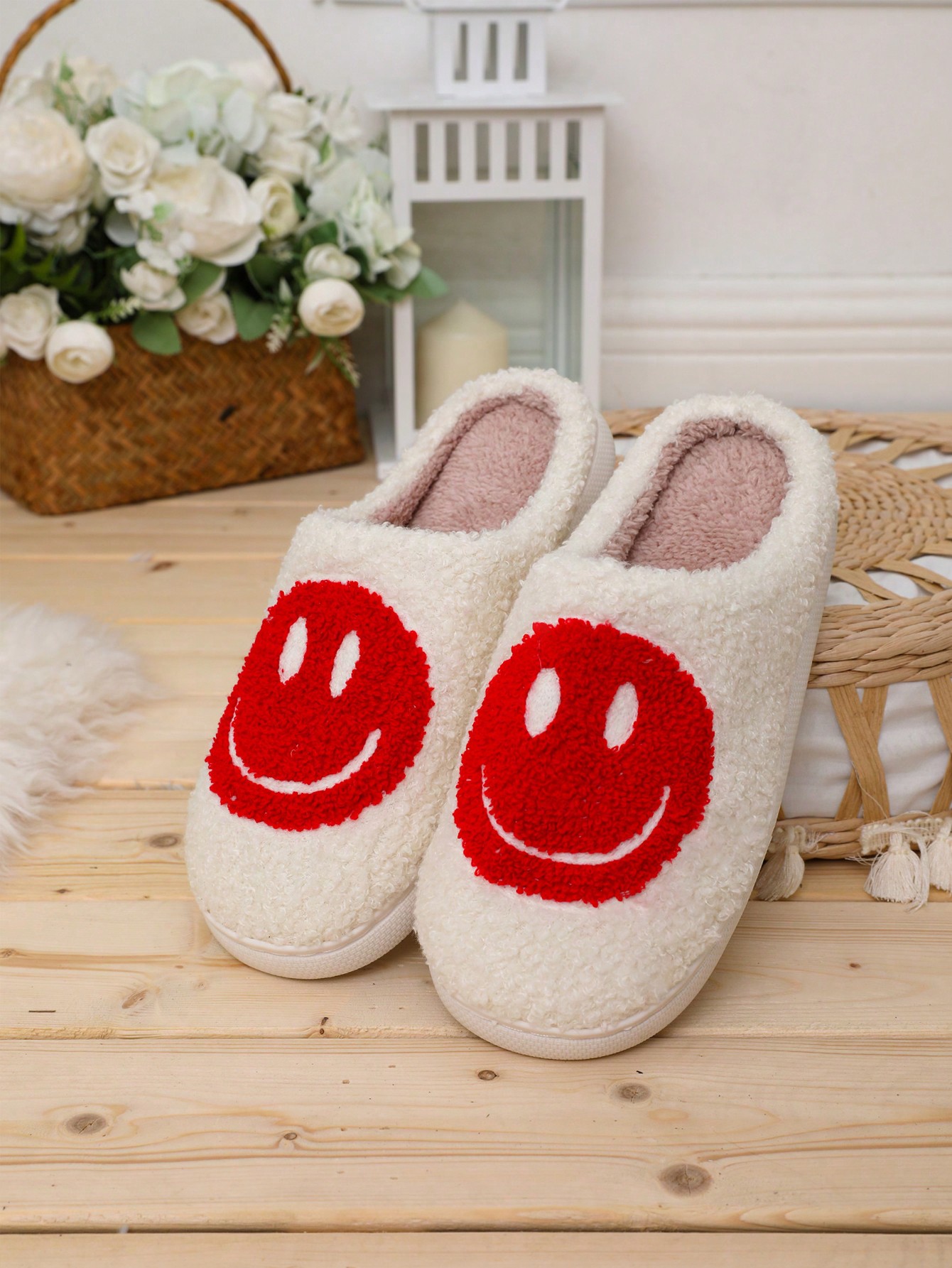 In Red Women Home Slippers