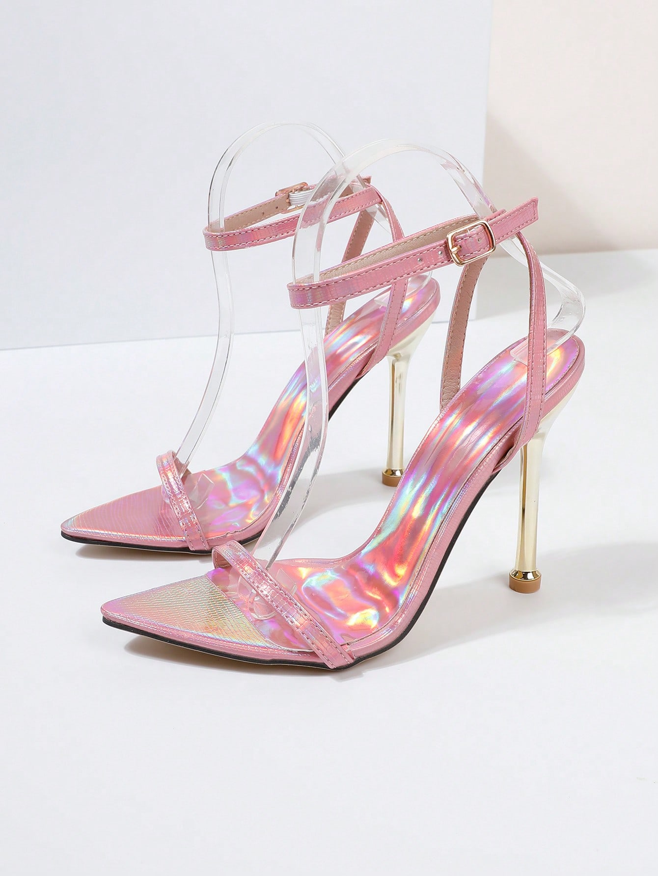 In Pink Women Heeled Sandals