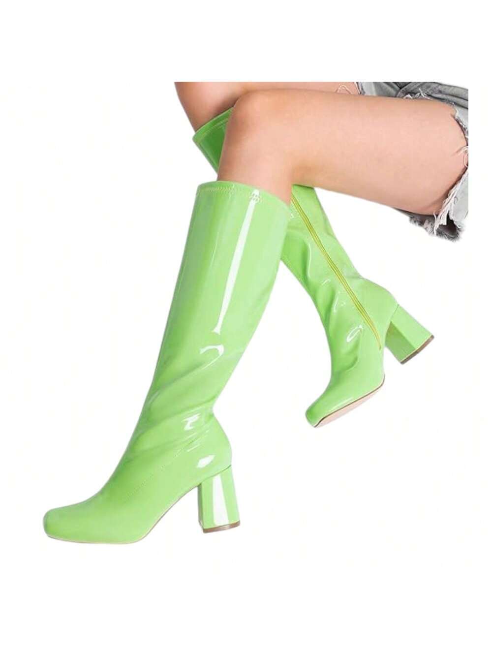 In Green Women Fashion Boots