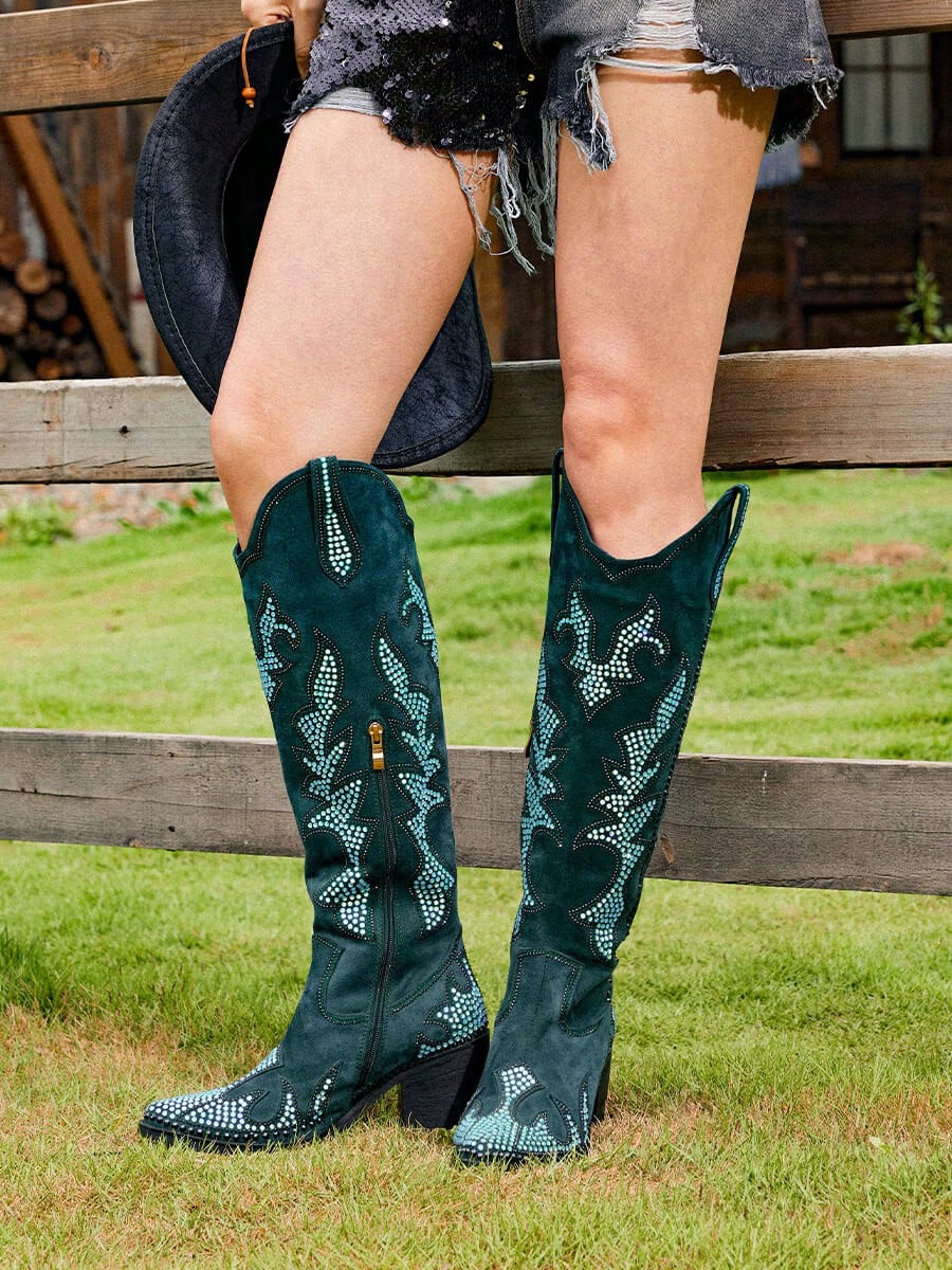 In Green Women Fashion Boots