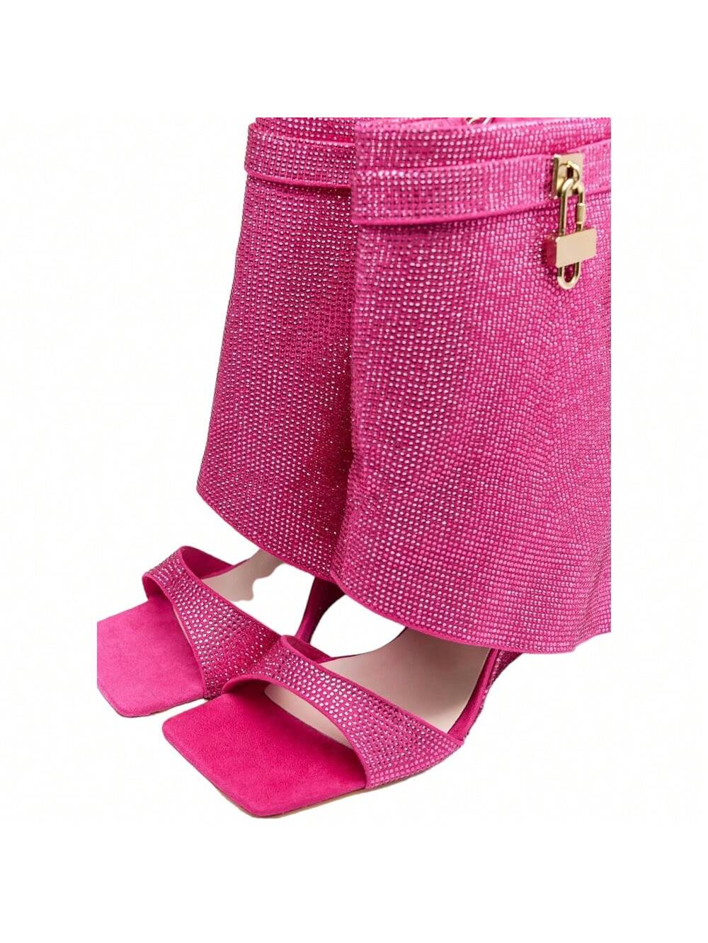 In Hot Pink Women Mid-Calf Boots