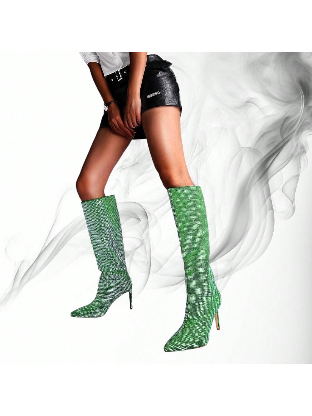 In Green Women Fashion Boots