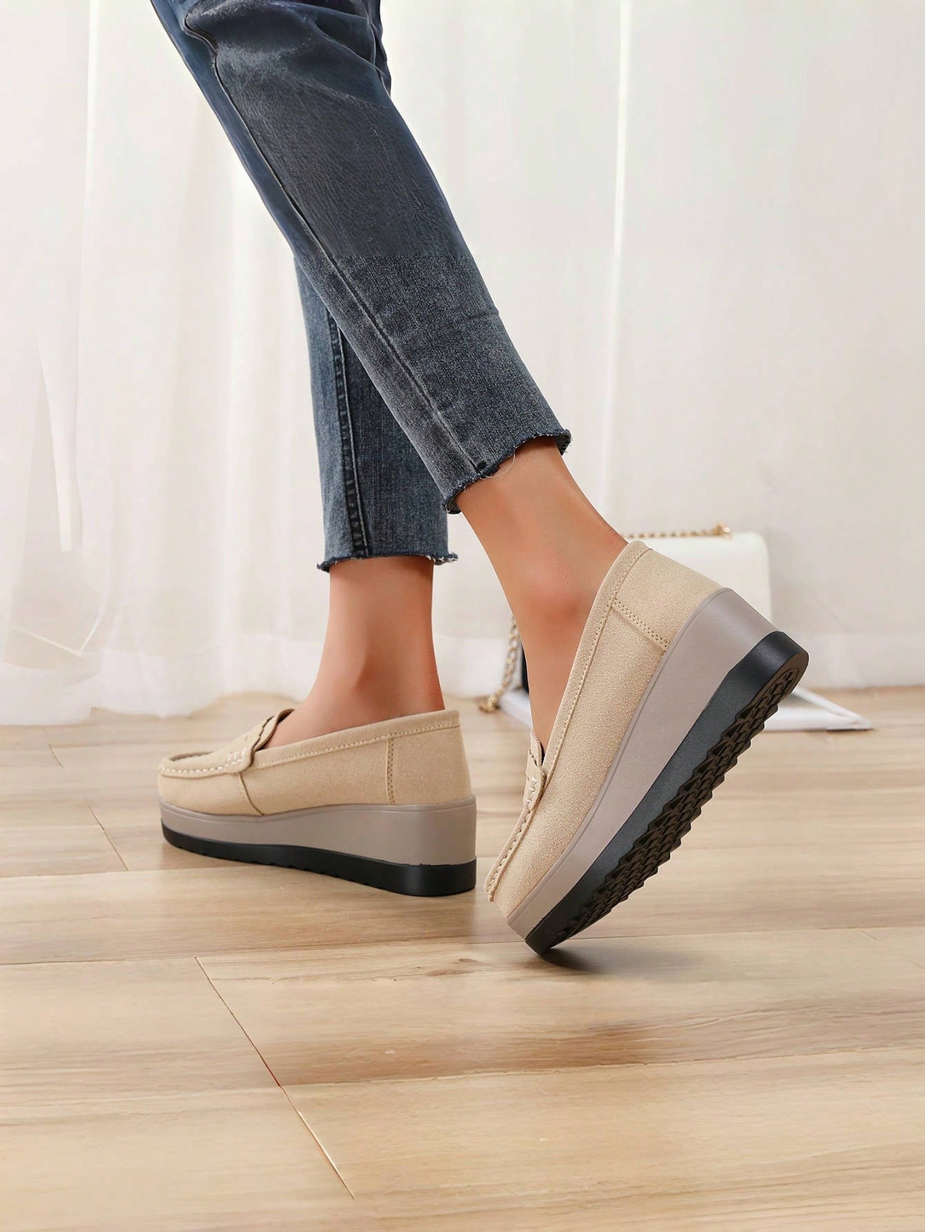 In Khaki Women Wedges & Flatform