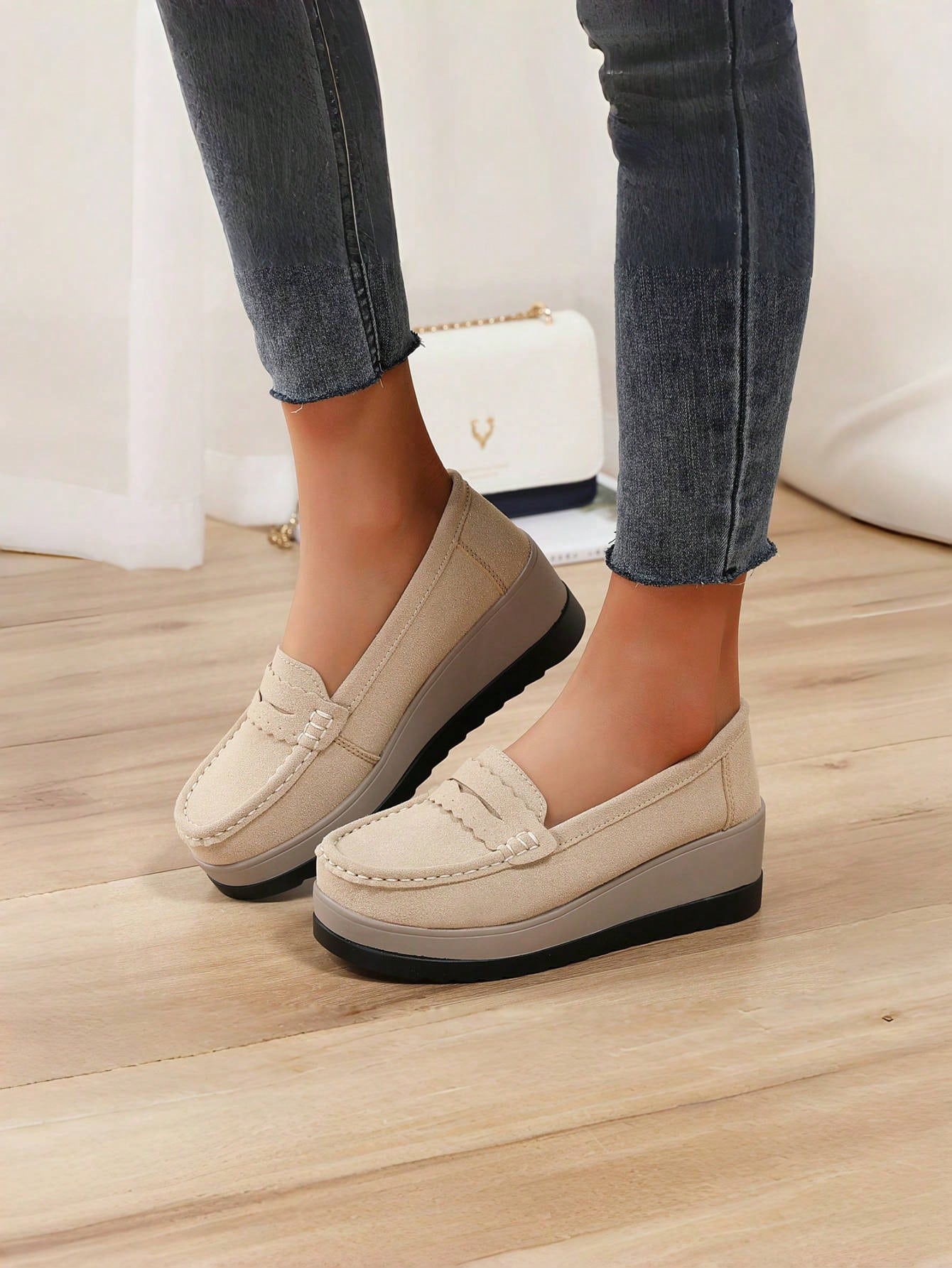 In Khaki Women Wedges & Flatform