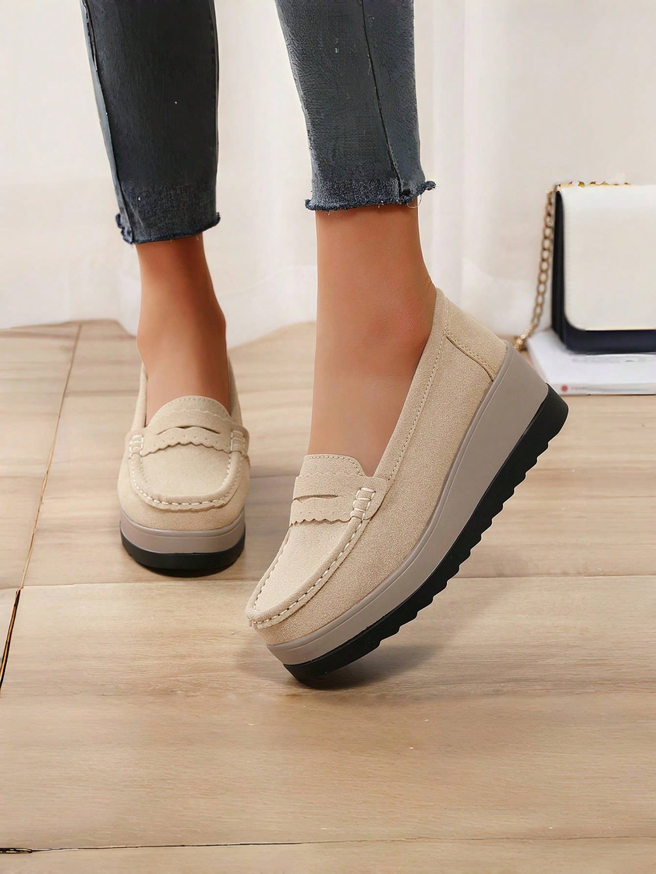 In Khaki Women Wedges & Flatform