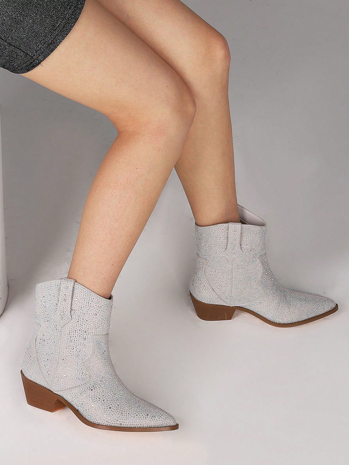 In Silver Women Ankle Boots & Booties