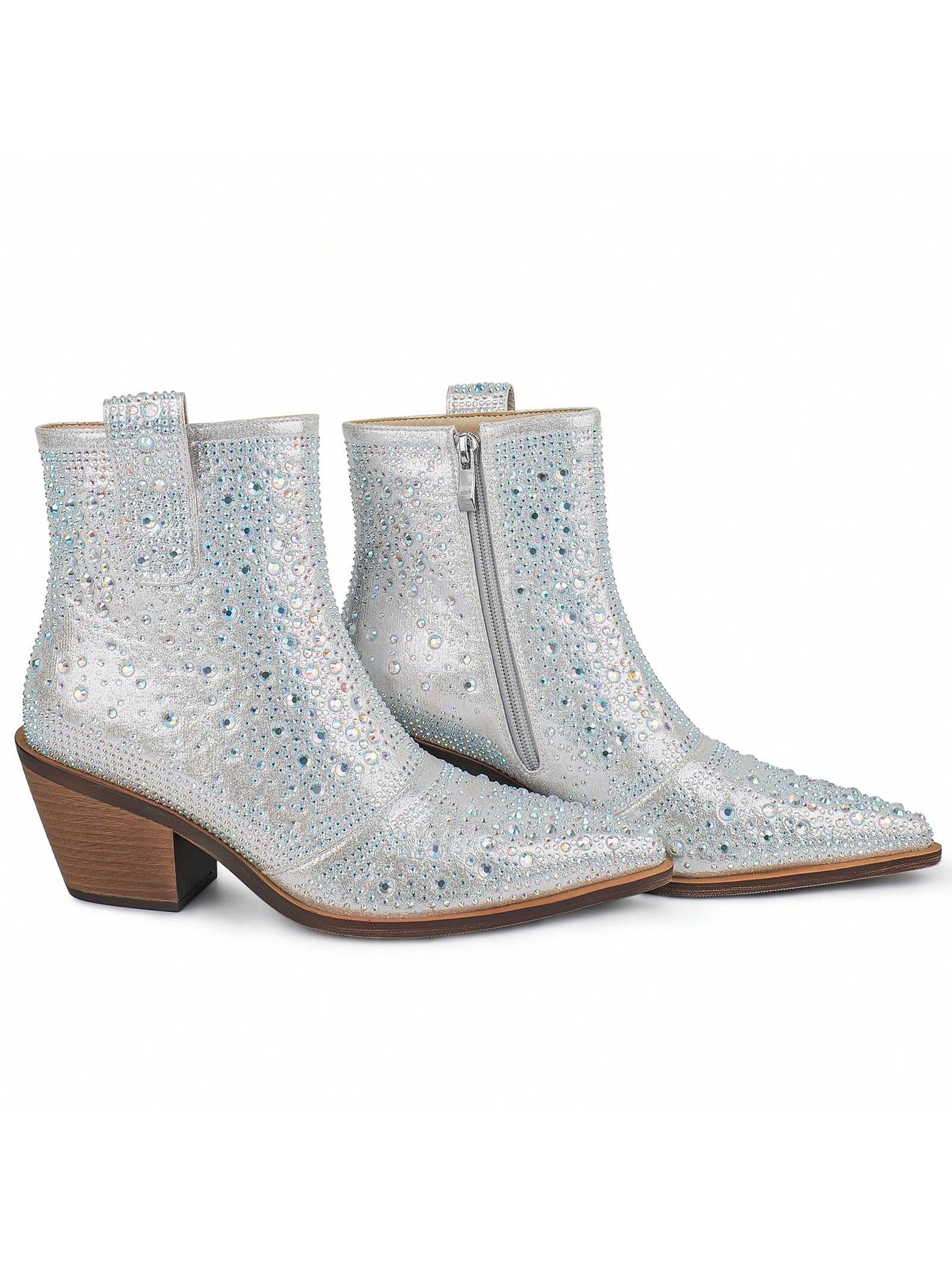 In Silver Women Ankle Boots & Booties