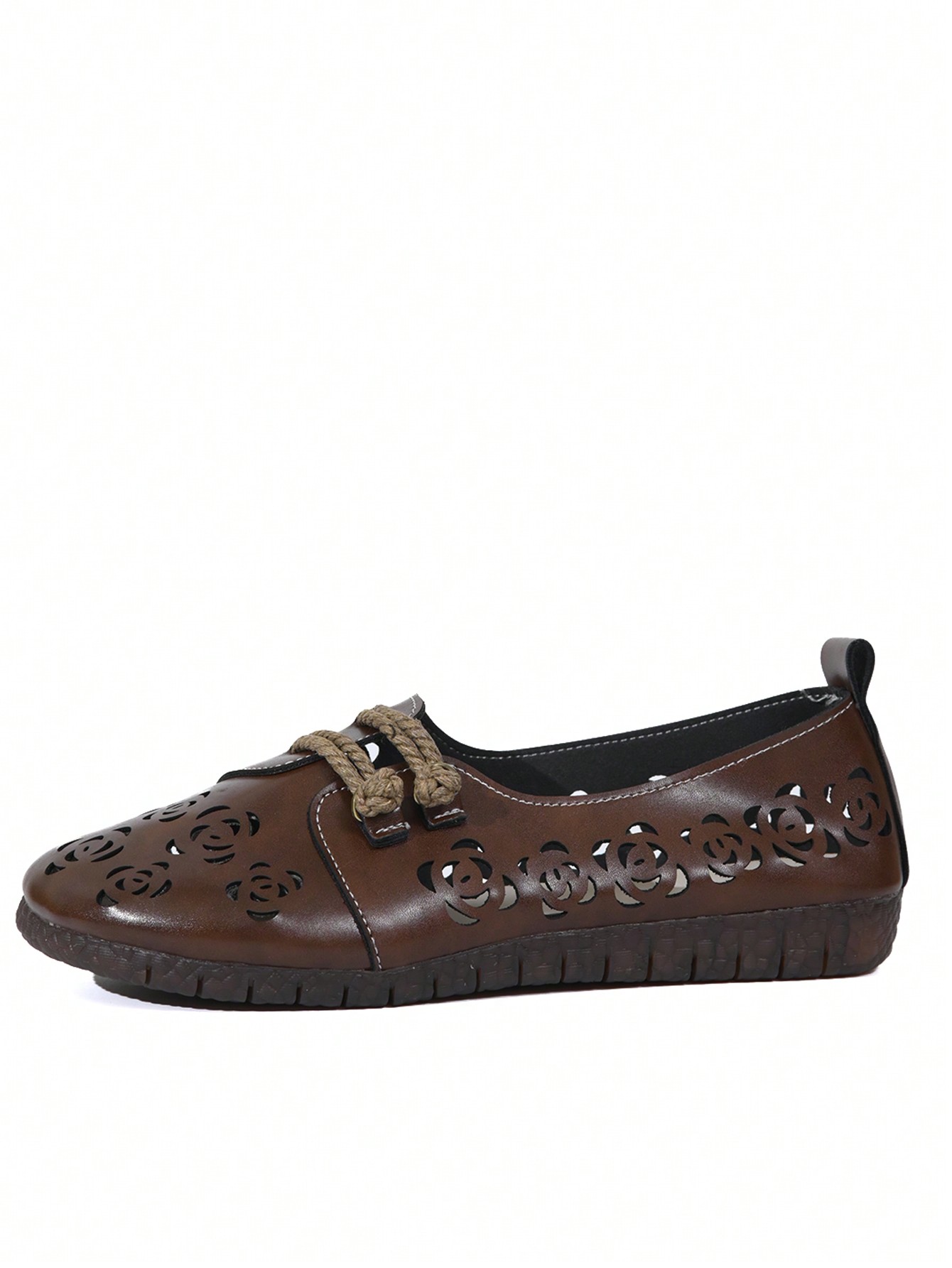 In Coffee Brown Women Flats