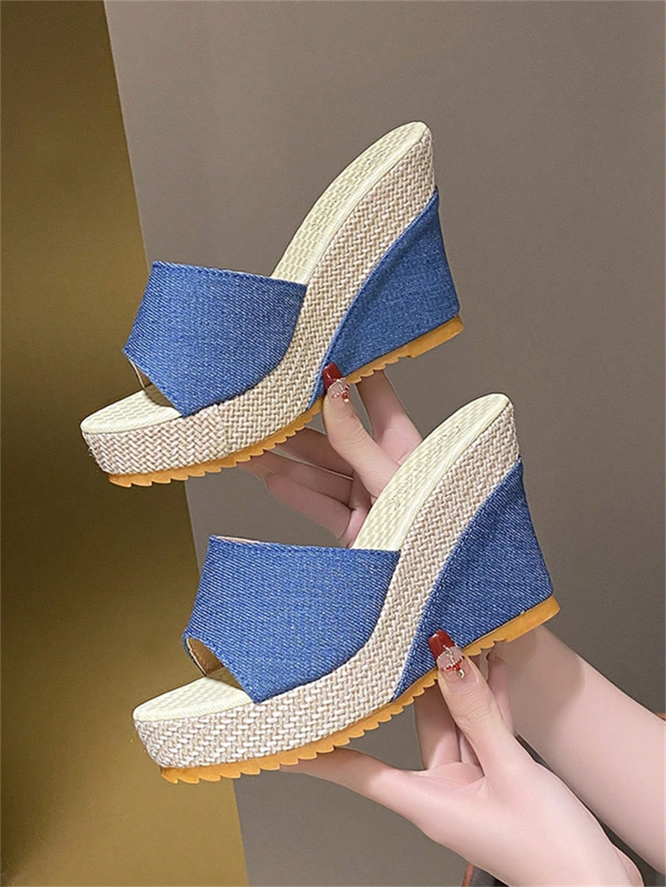 In Blue Women Platforms & Wedge Sandals