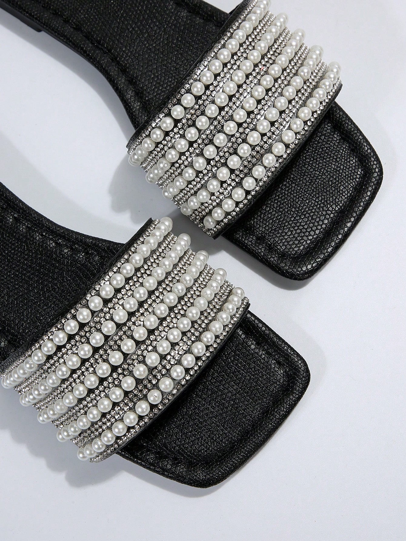 In Black and White Women Sandals