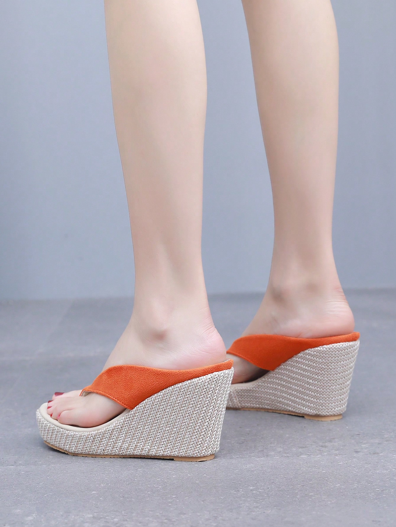 In Orange Women Platforms & Wedge Sandals