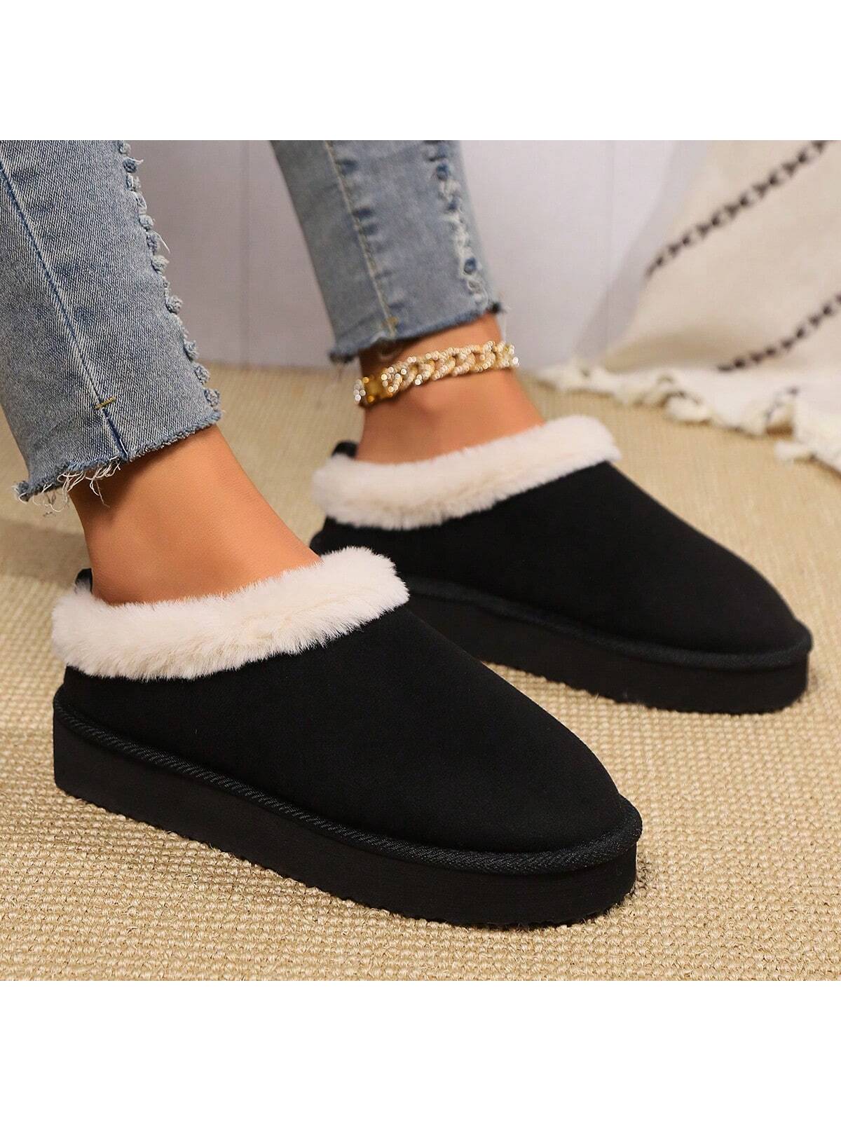 In Black Women Home Slippers