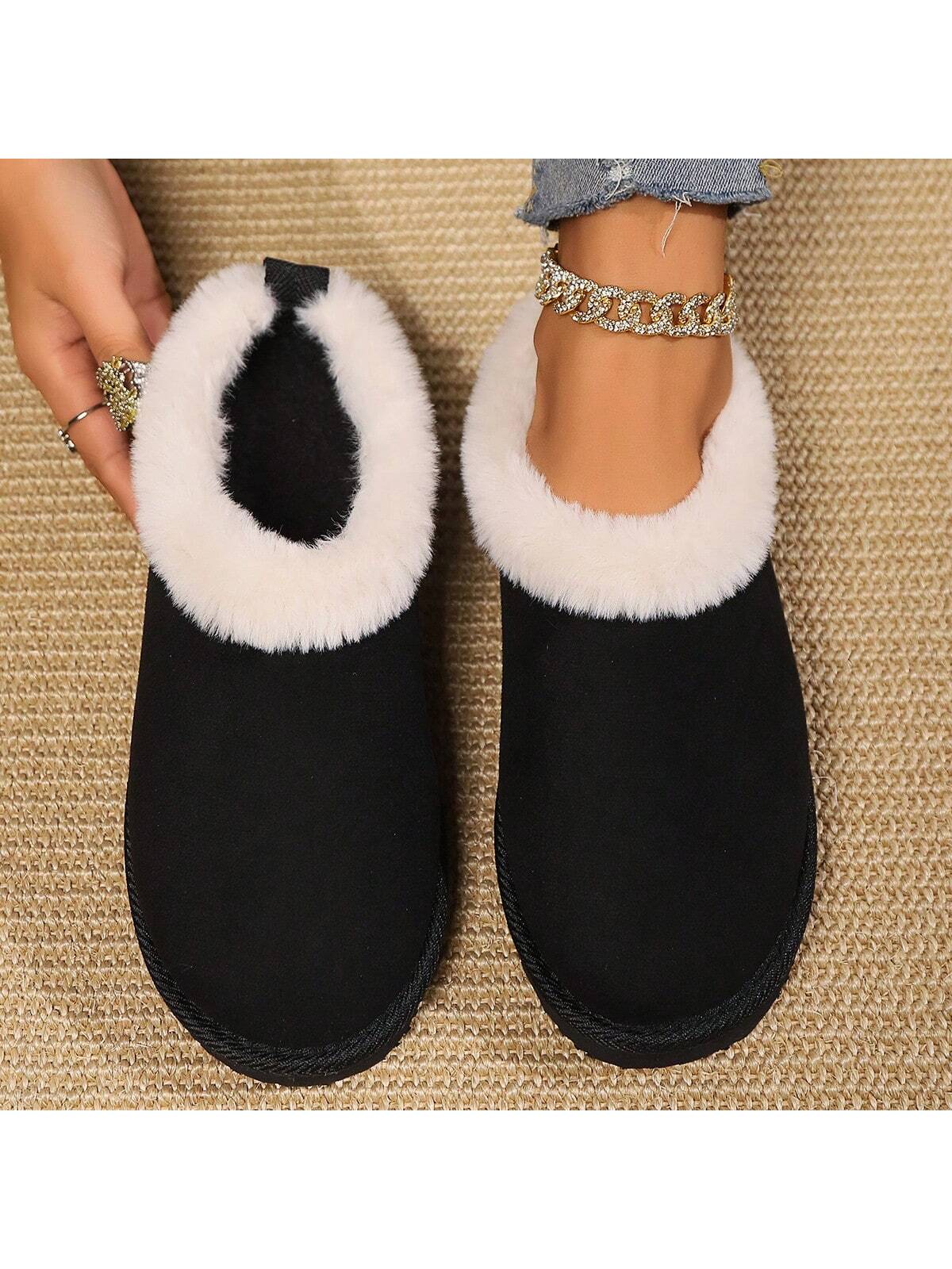 In Black Women Home Slippers