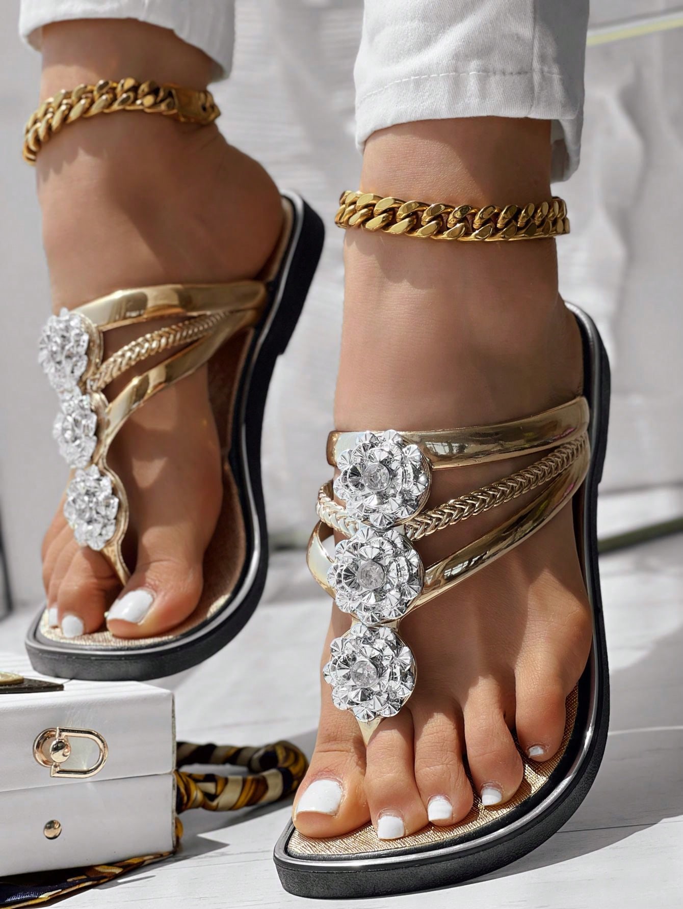 In Gold Women Shoes