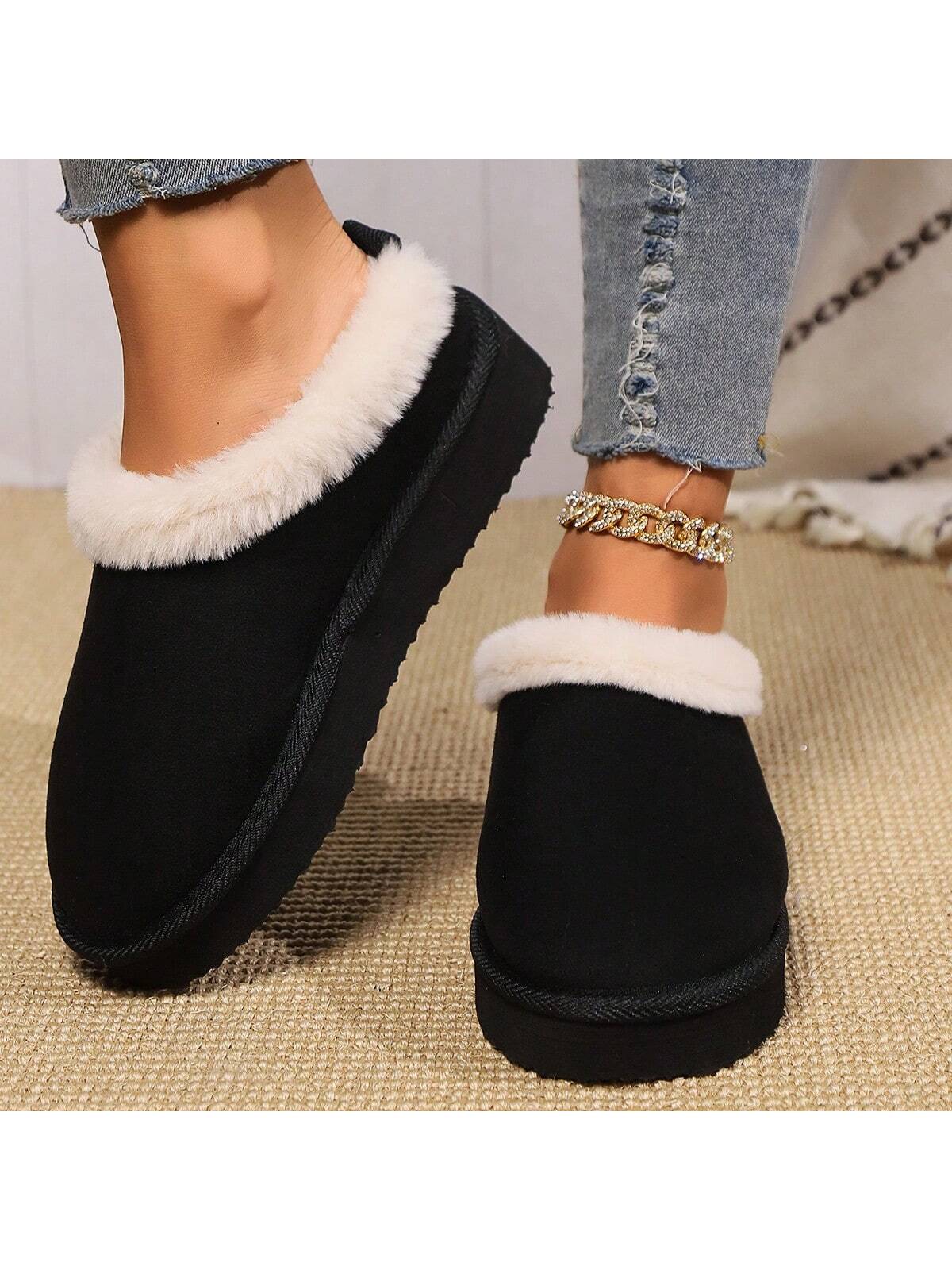 In Black Women Home Slippers