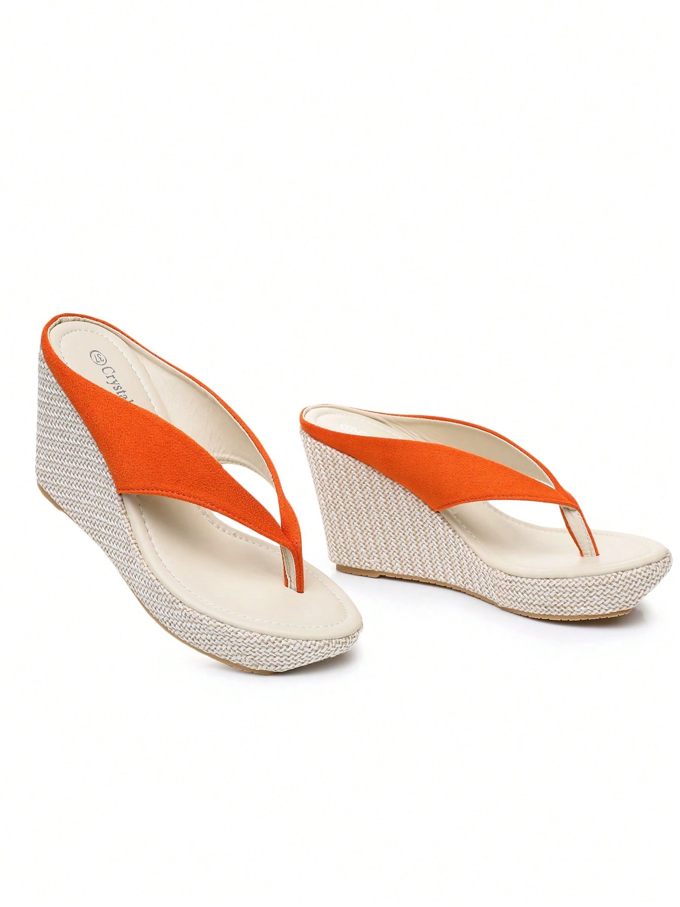 In Orange Women Platforms & Wedge Sandals