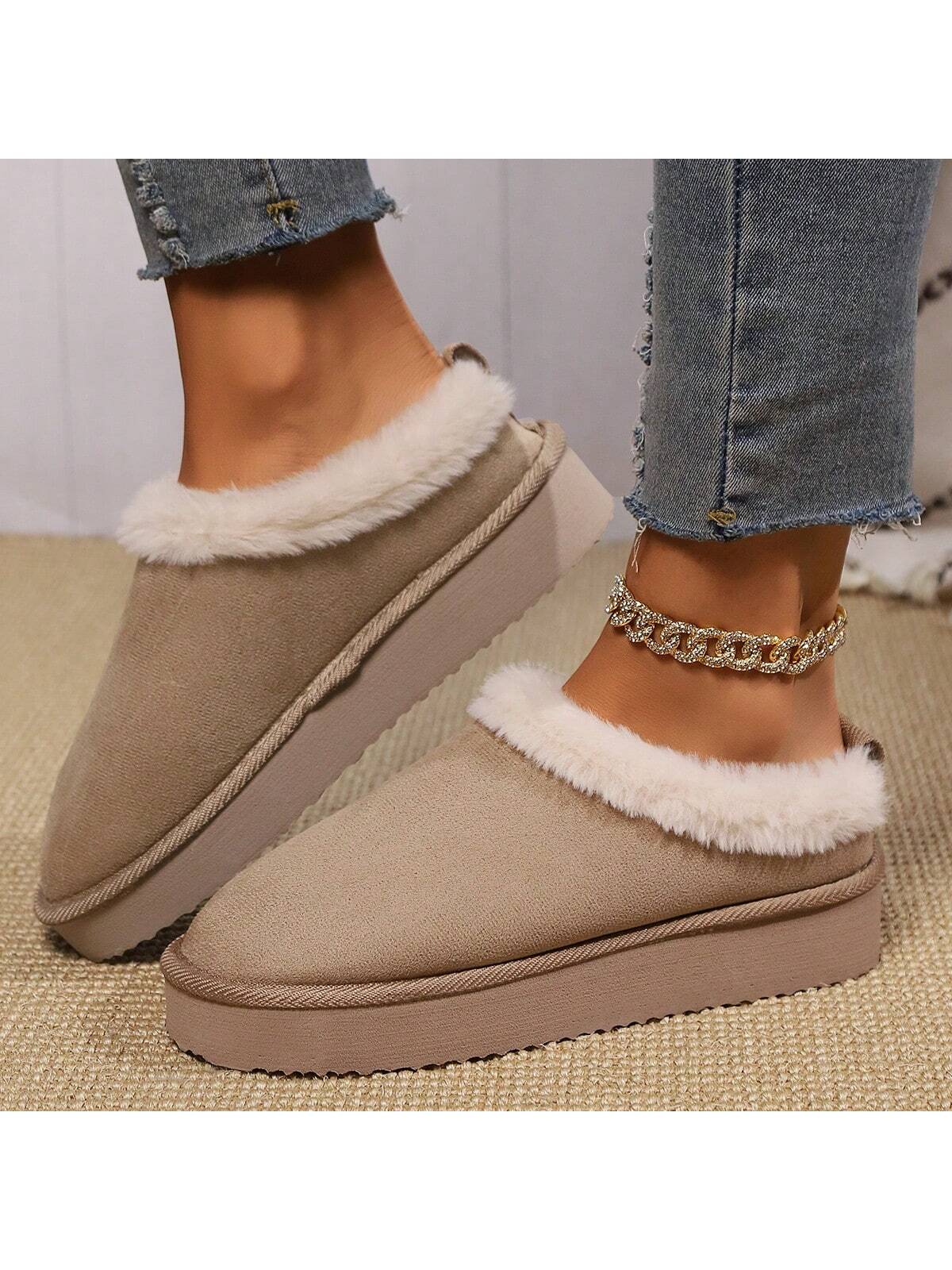 In Khaki Women Slippers