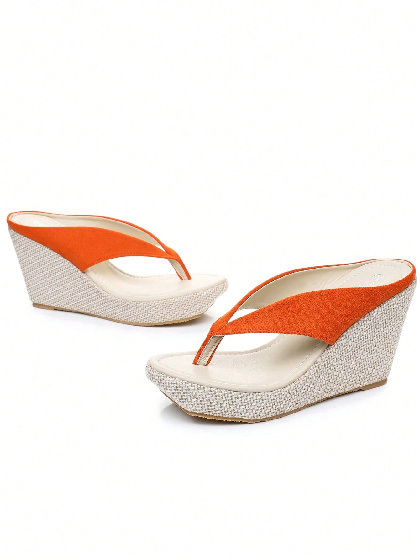 In Orange Women Platforms & Wedge Sandals