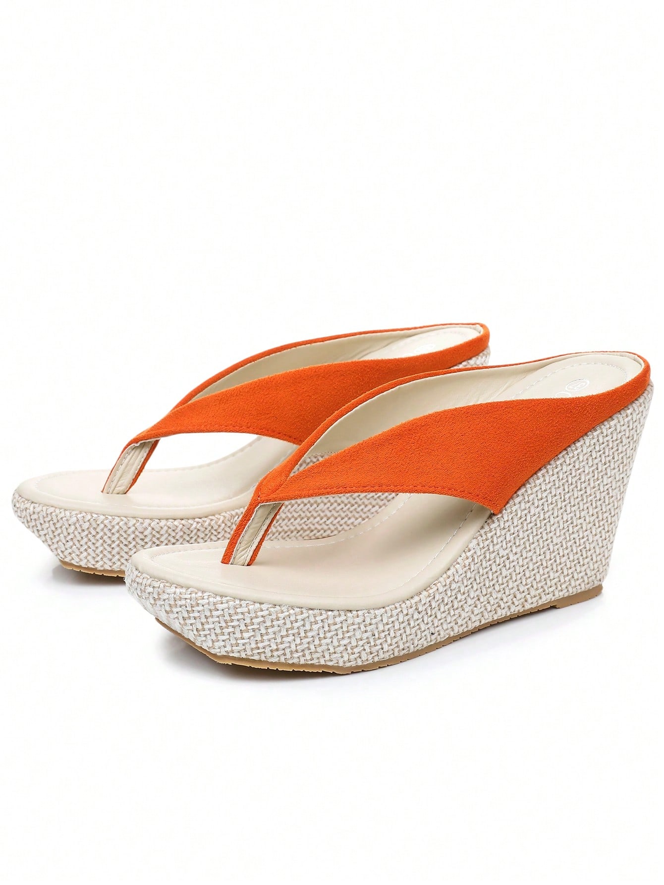 In Orange Women Platforms & Wedge Sandals