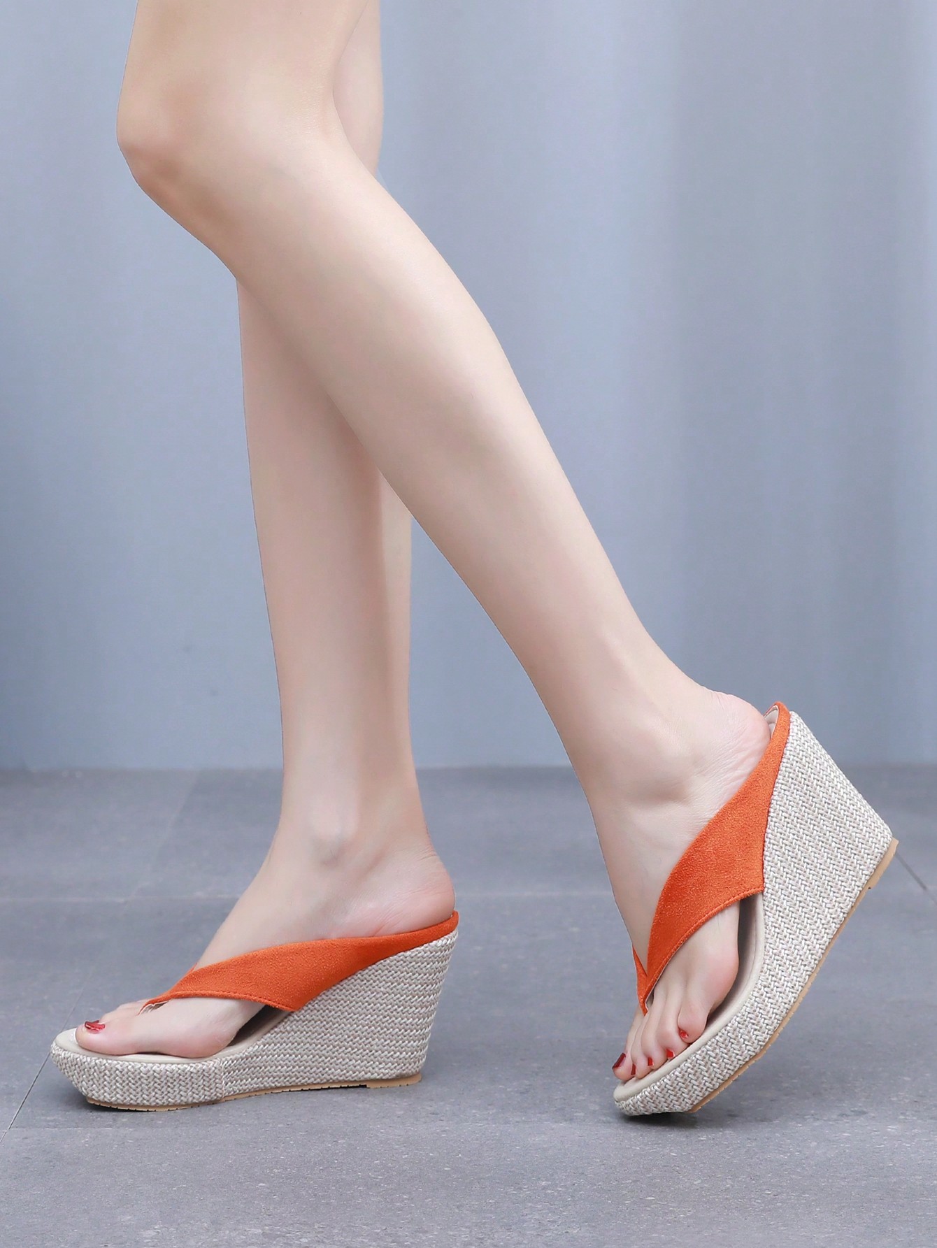 In Orange Women Platforms & Wedge Sandals