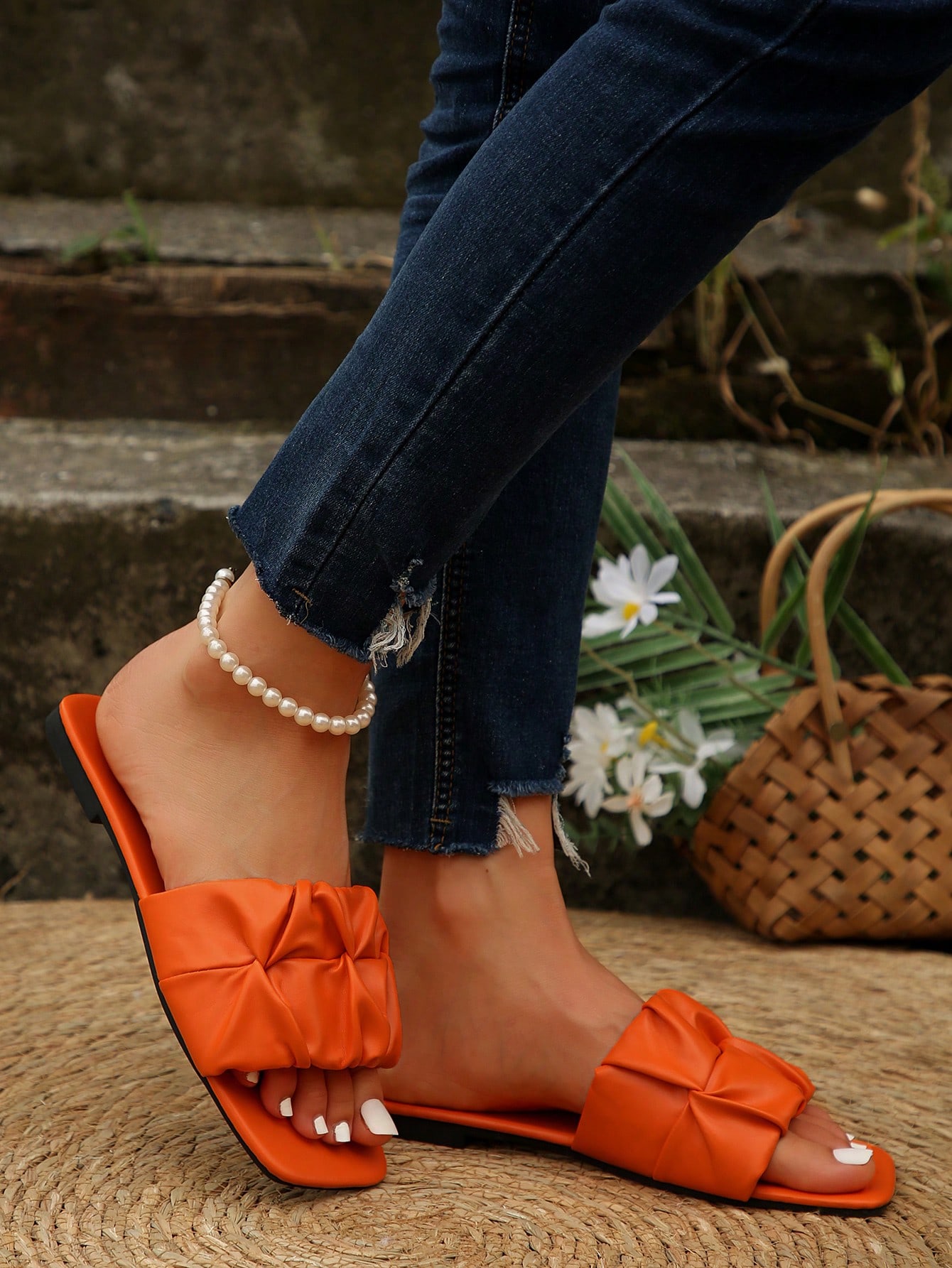 In Orange Women Shoes