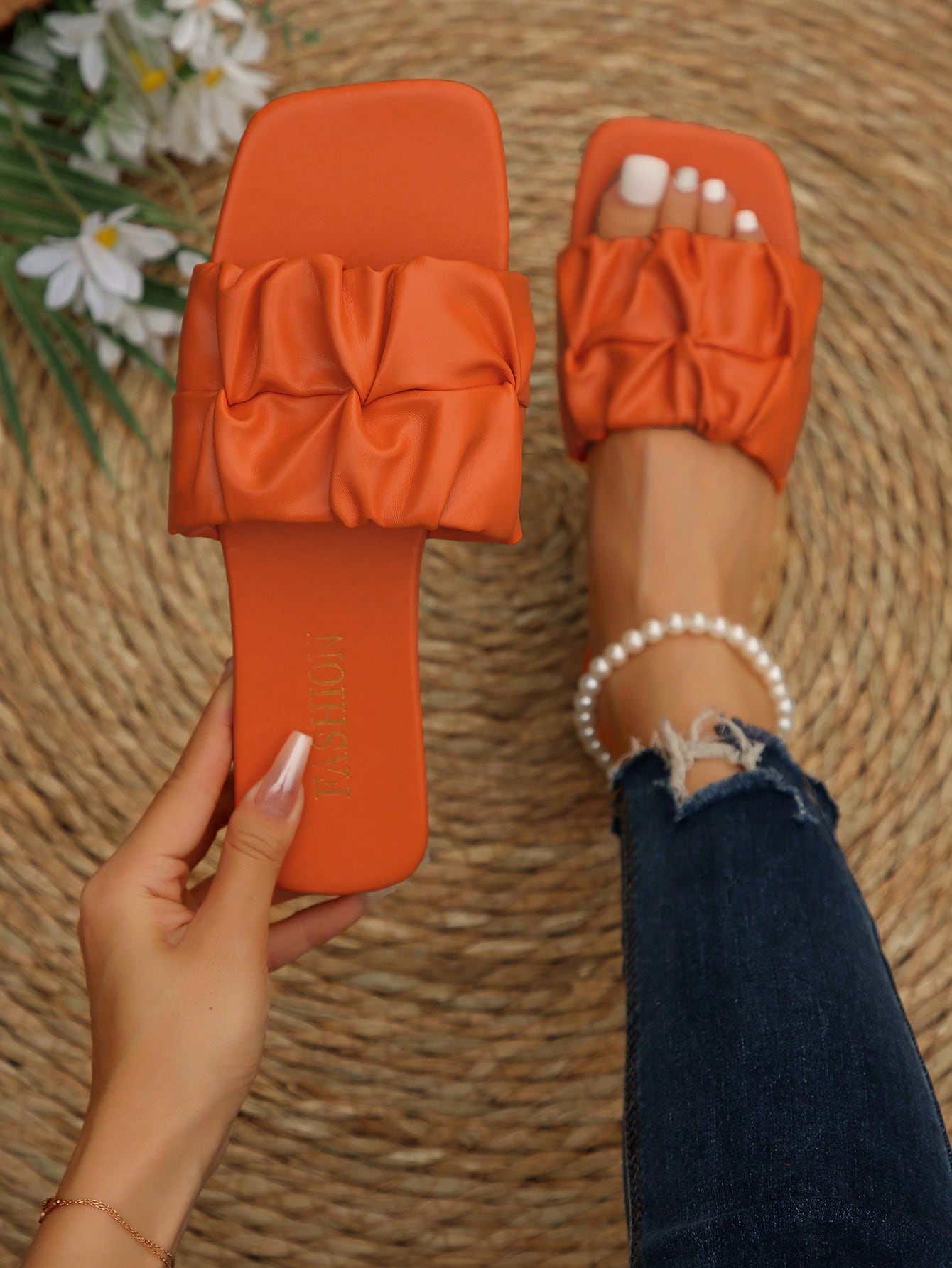 In Orange Women Shoes